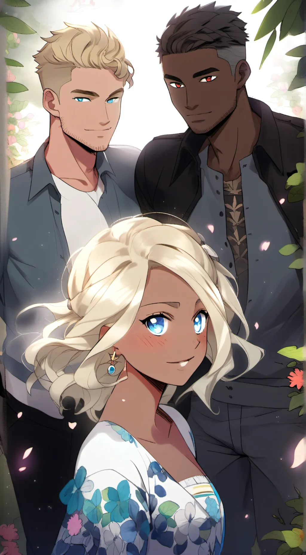 ai character: blake and nate background