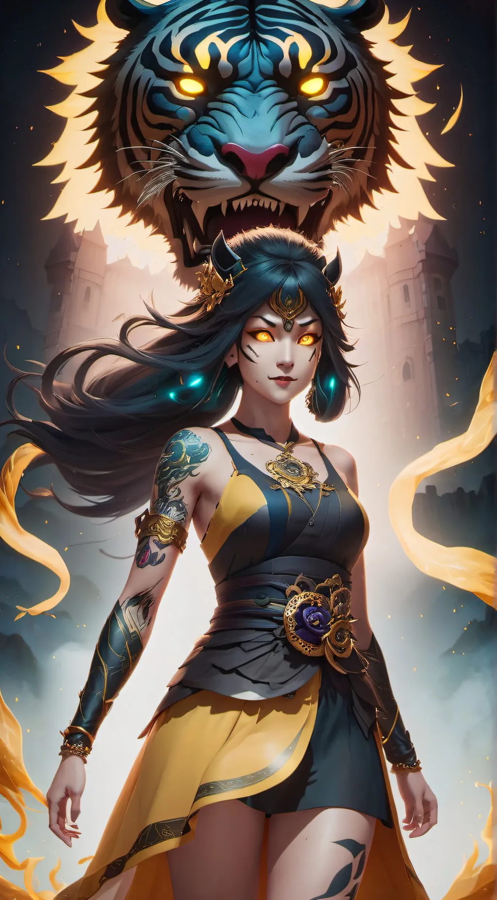 ai character: The Tsanum background