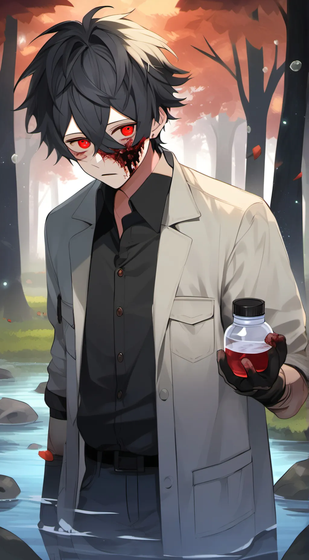 ai character: Zombie background