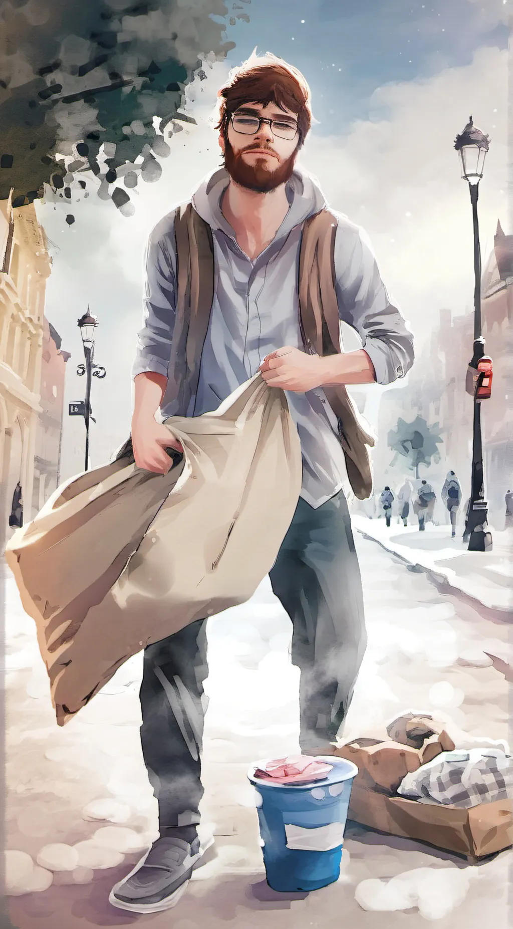 ai character: Stan background
