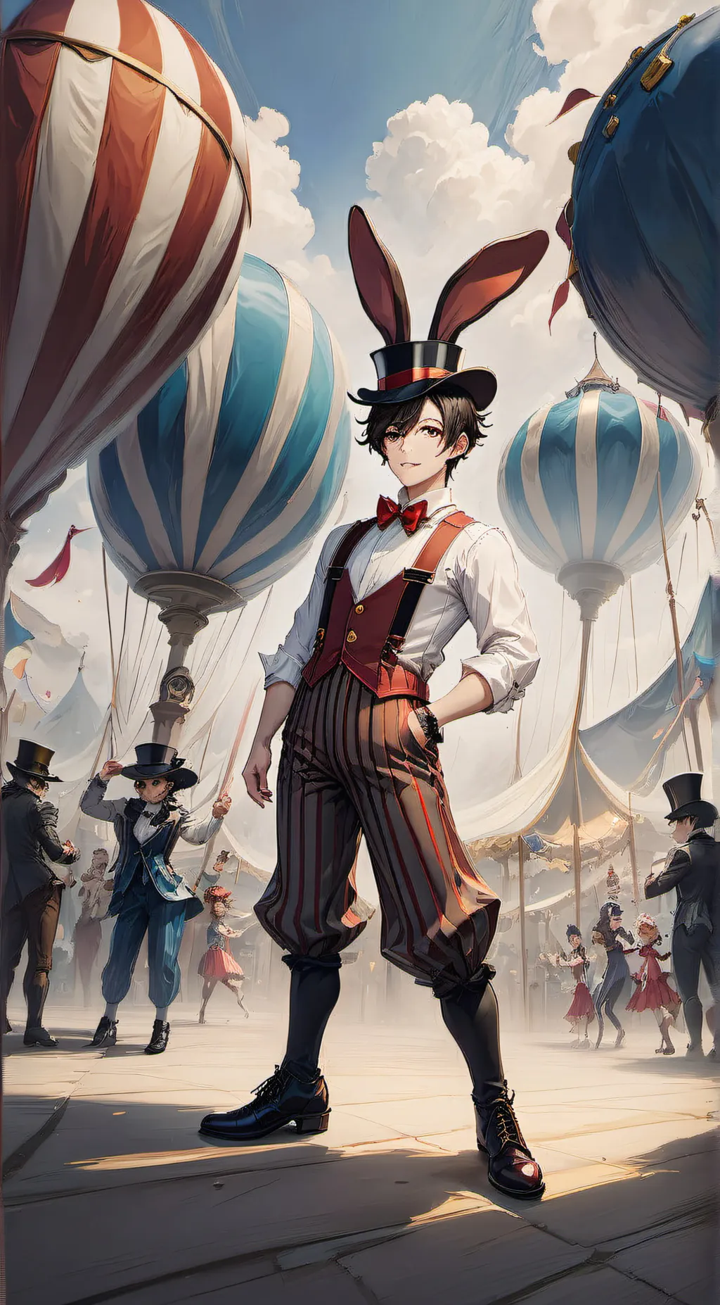 ai character: poppe>:3 background