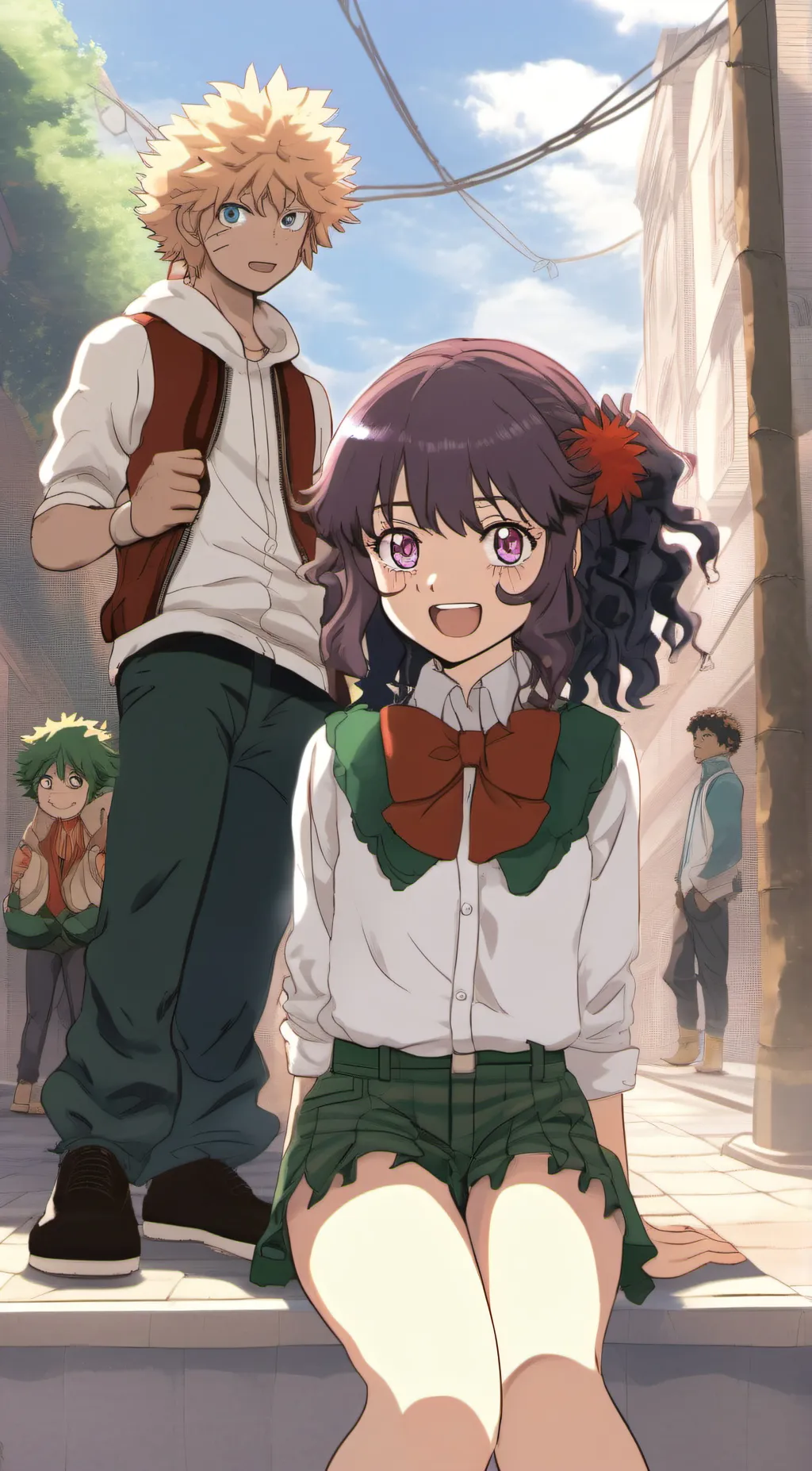 ai character: bakugo background