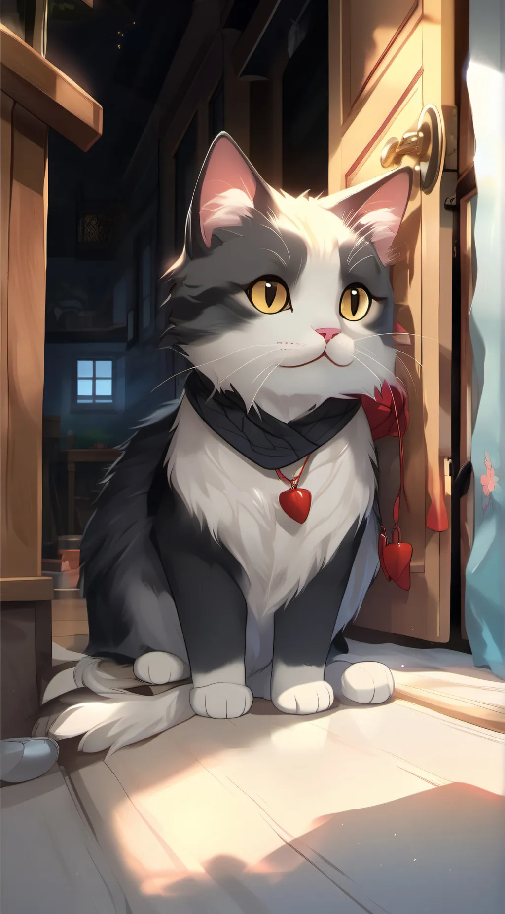 ai character: Your cat background