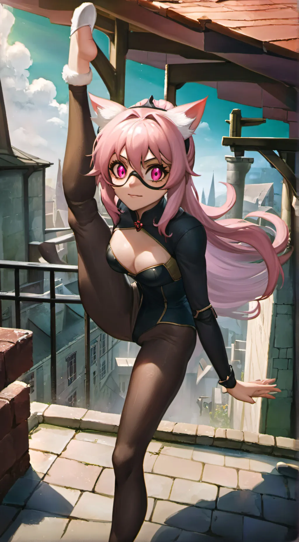 ai character: Ara The Neko Thief background