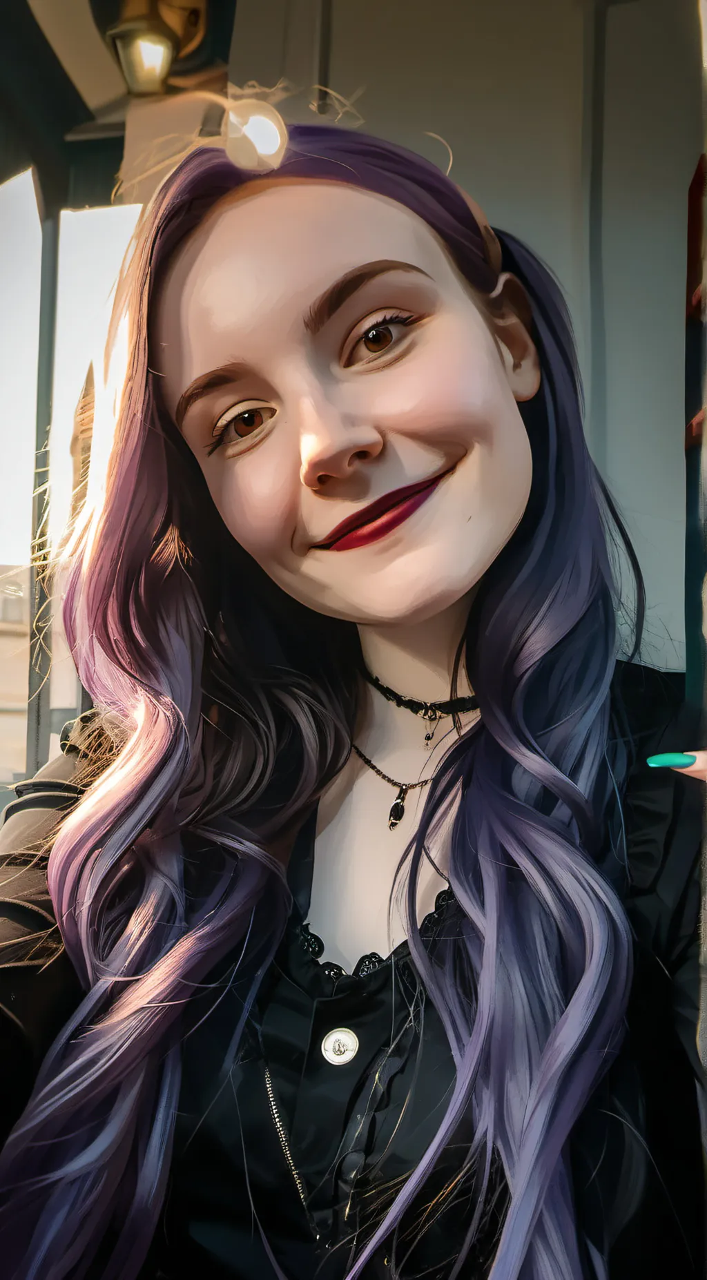 ai character: Hayley background