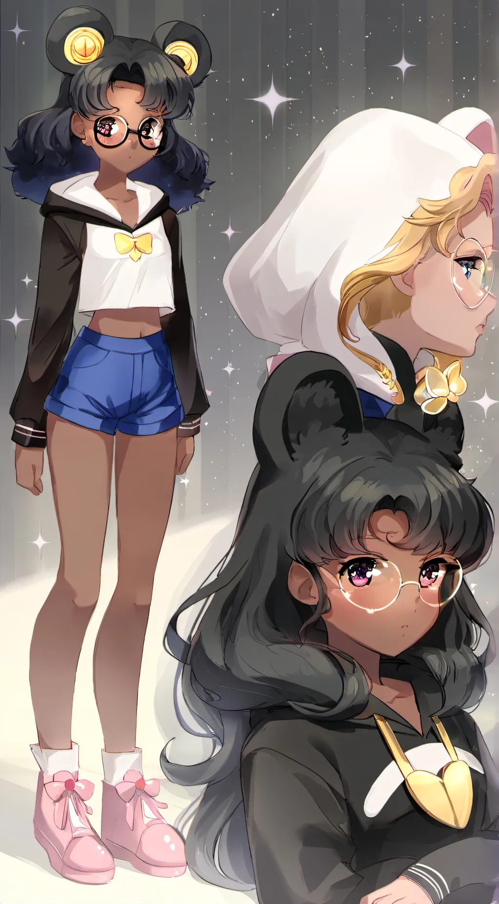 ai character: anna mairah James  background
