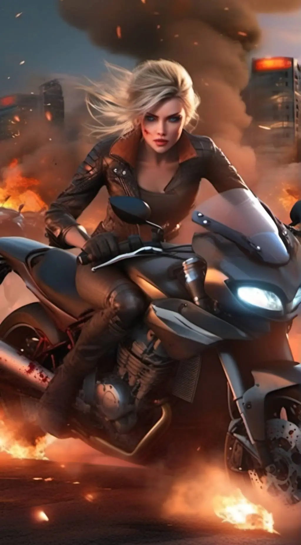 ai character: Amelia Amy Mencuso background
