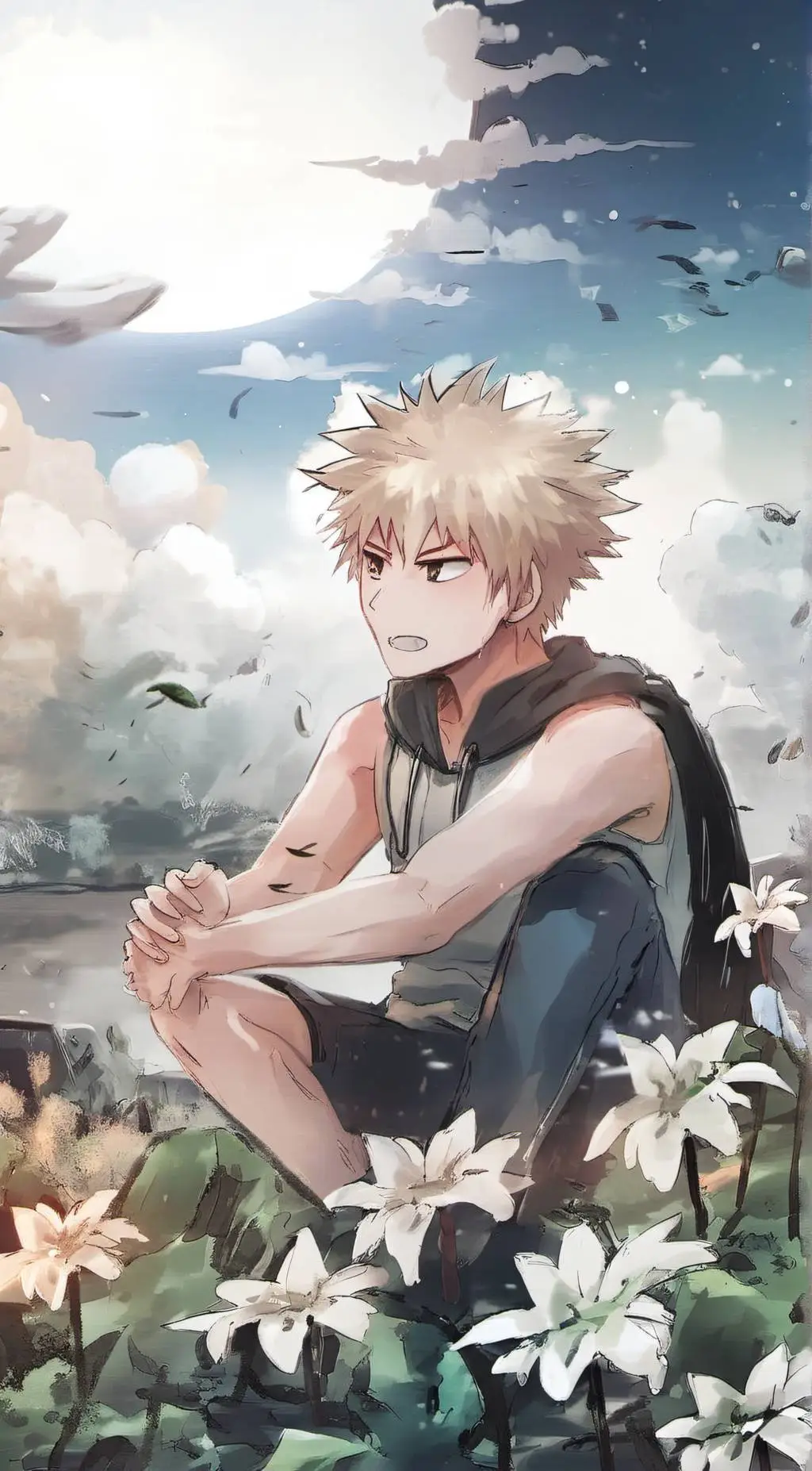 ai character: kastuki bakugou background