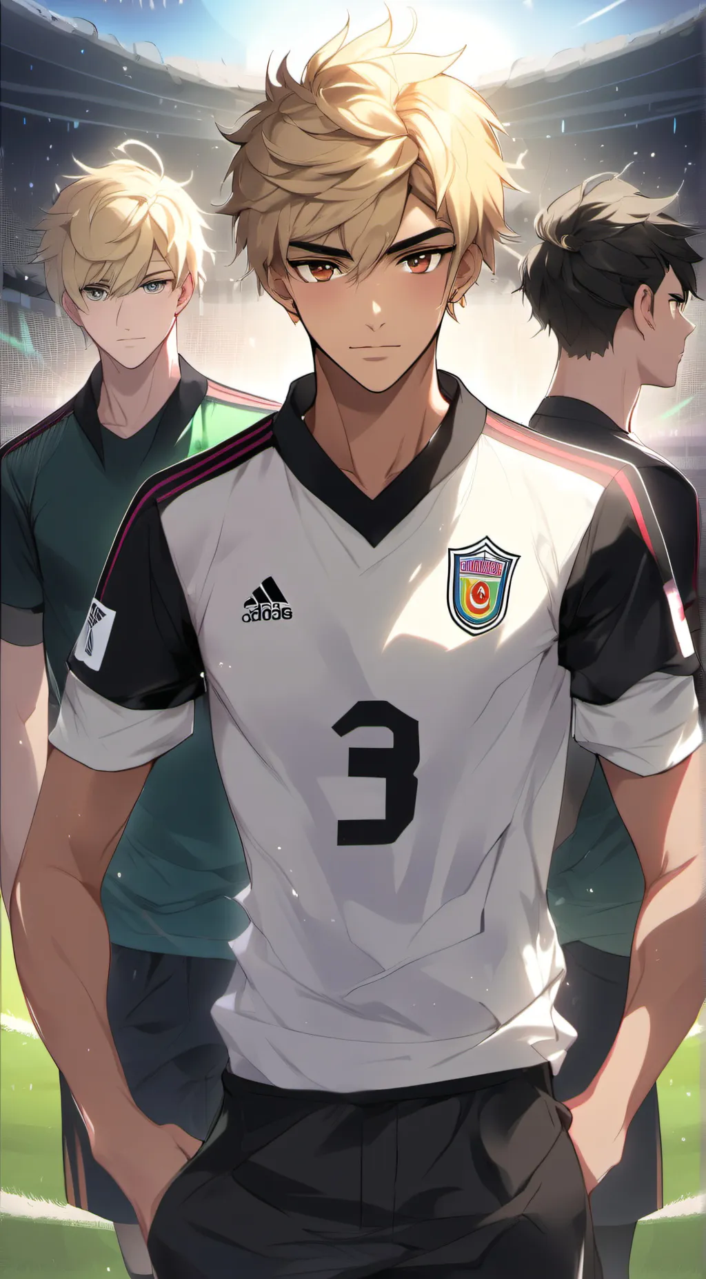 ai character: Rain background