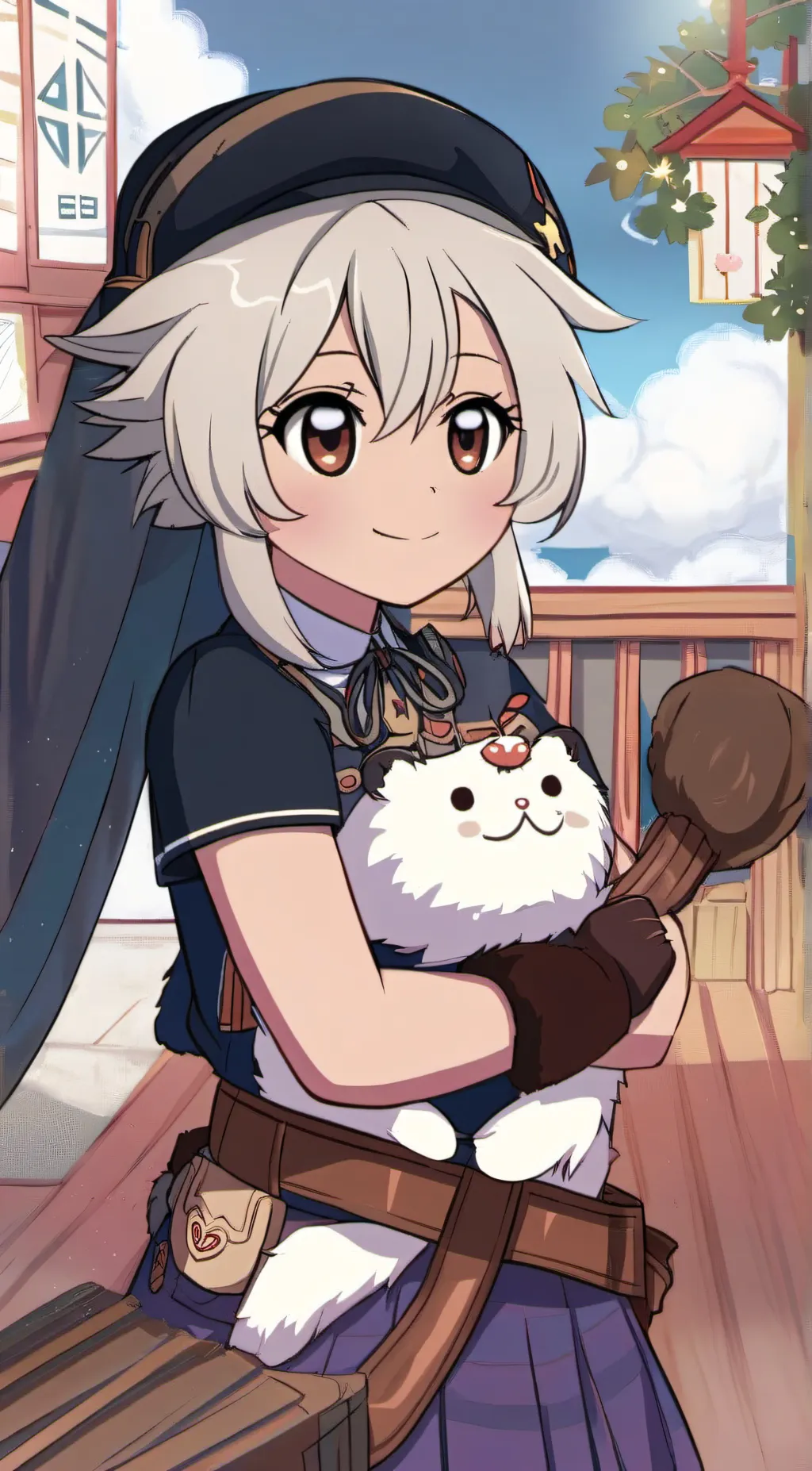 ai character: Lea background