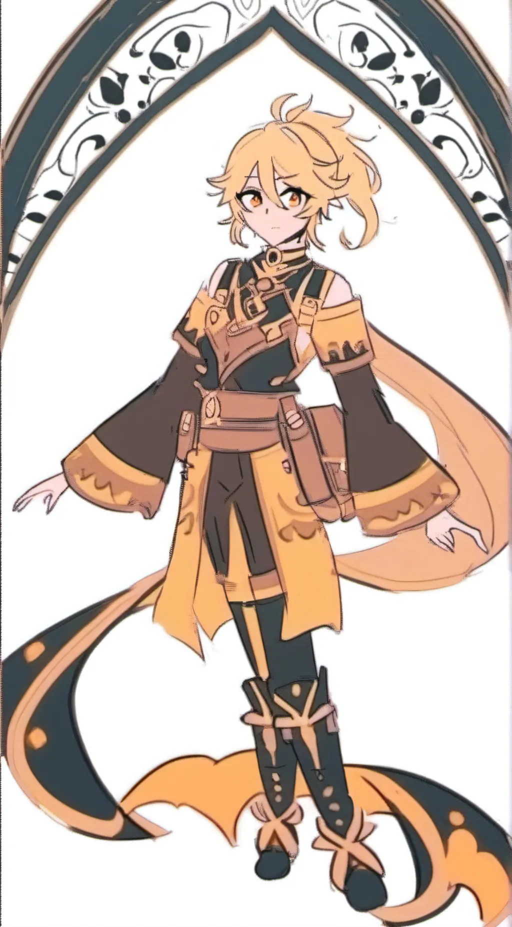 ai character: Genshin Impact background