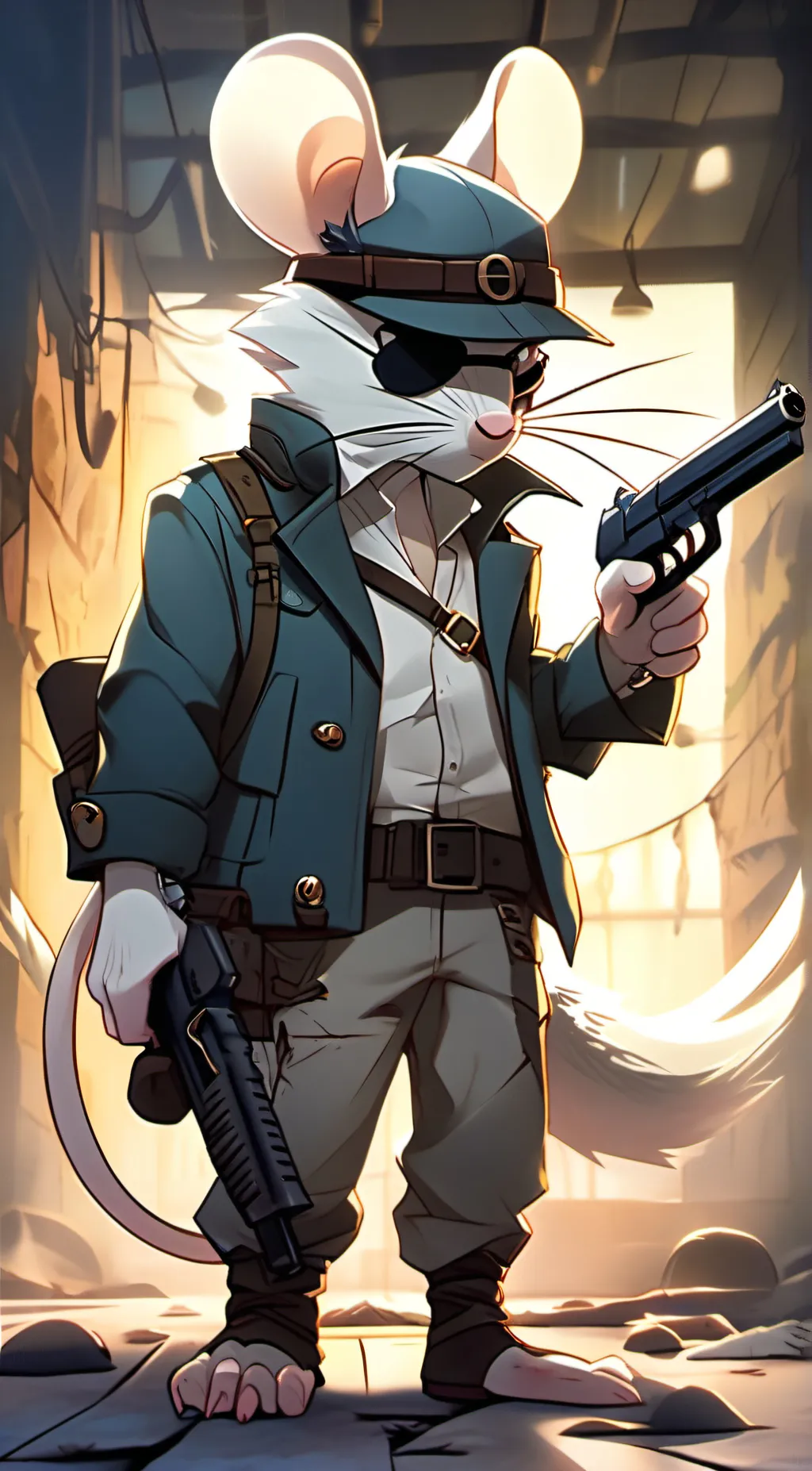 ai character: White background
