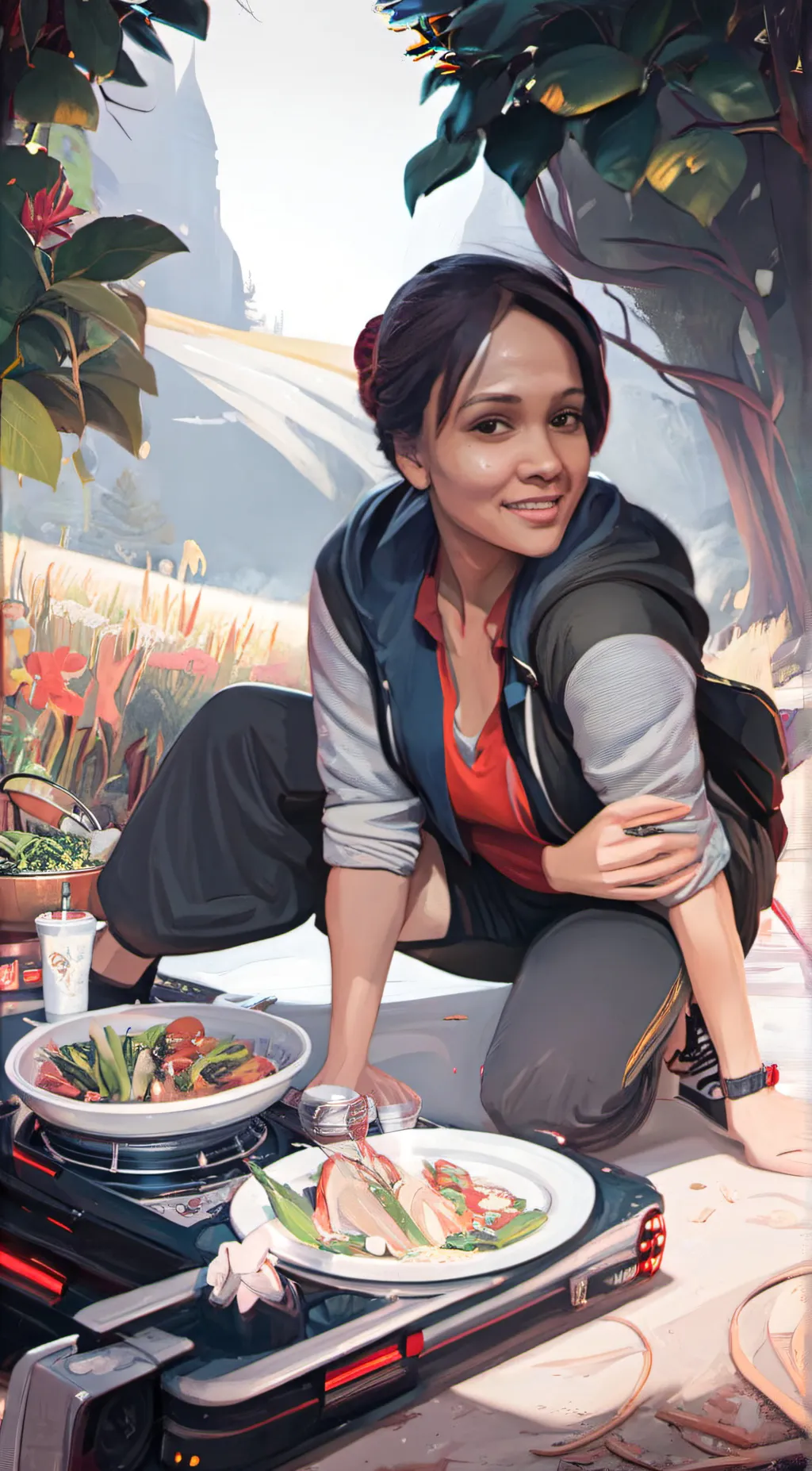 ai character: Samantha background