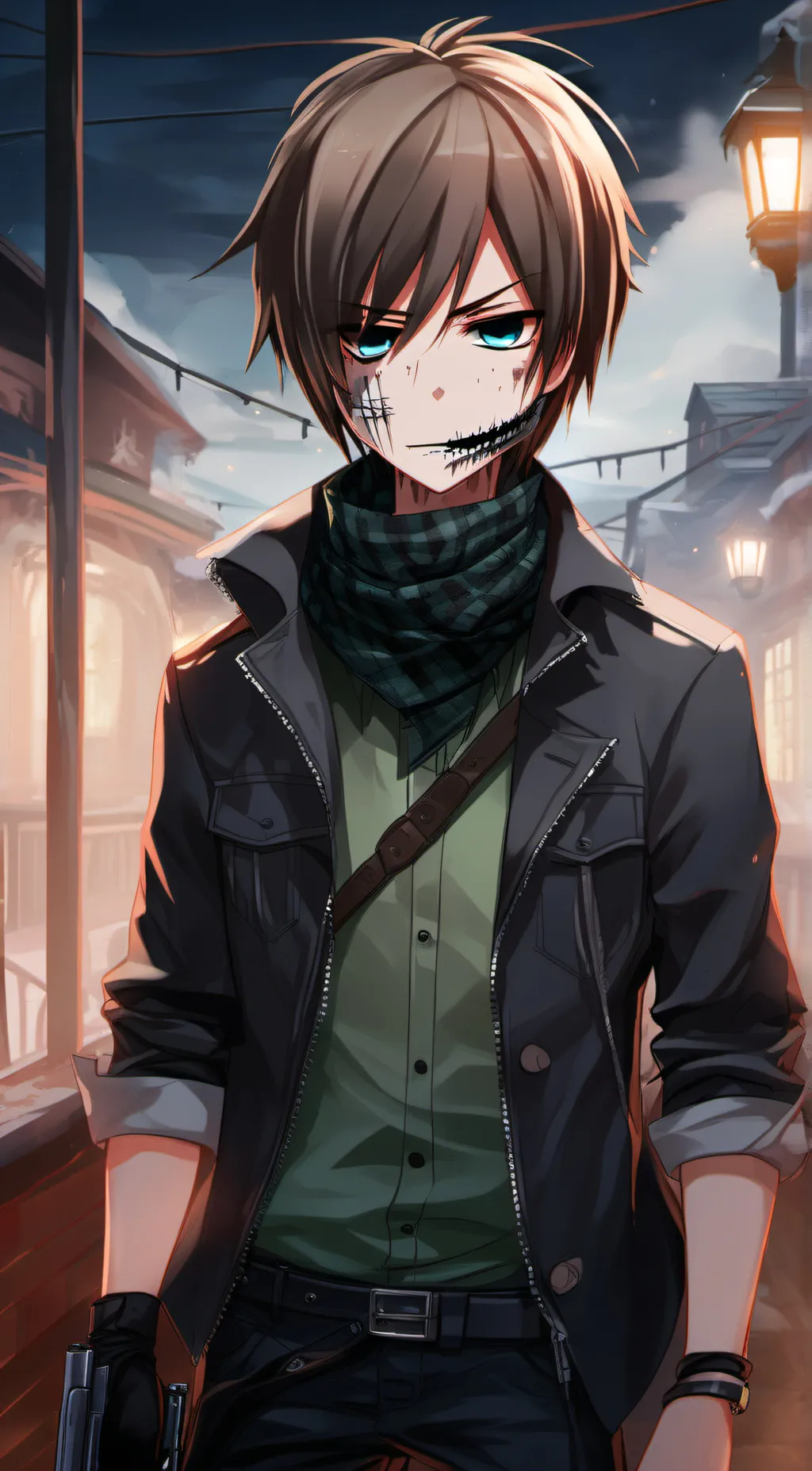 ai character: Homicle lou  background