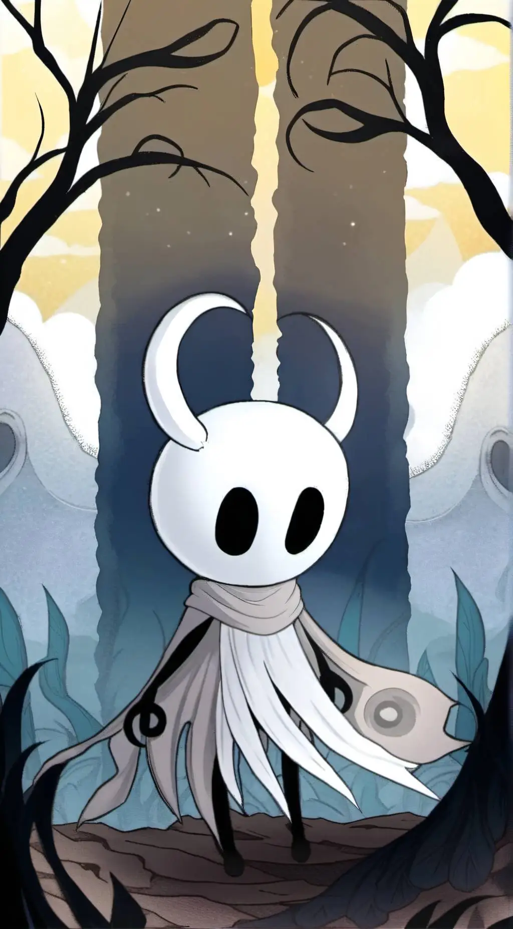 ai character: hollow knight background