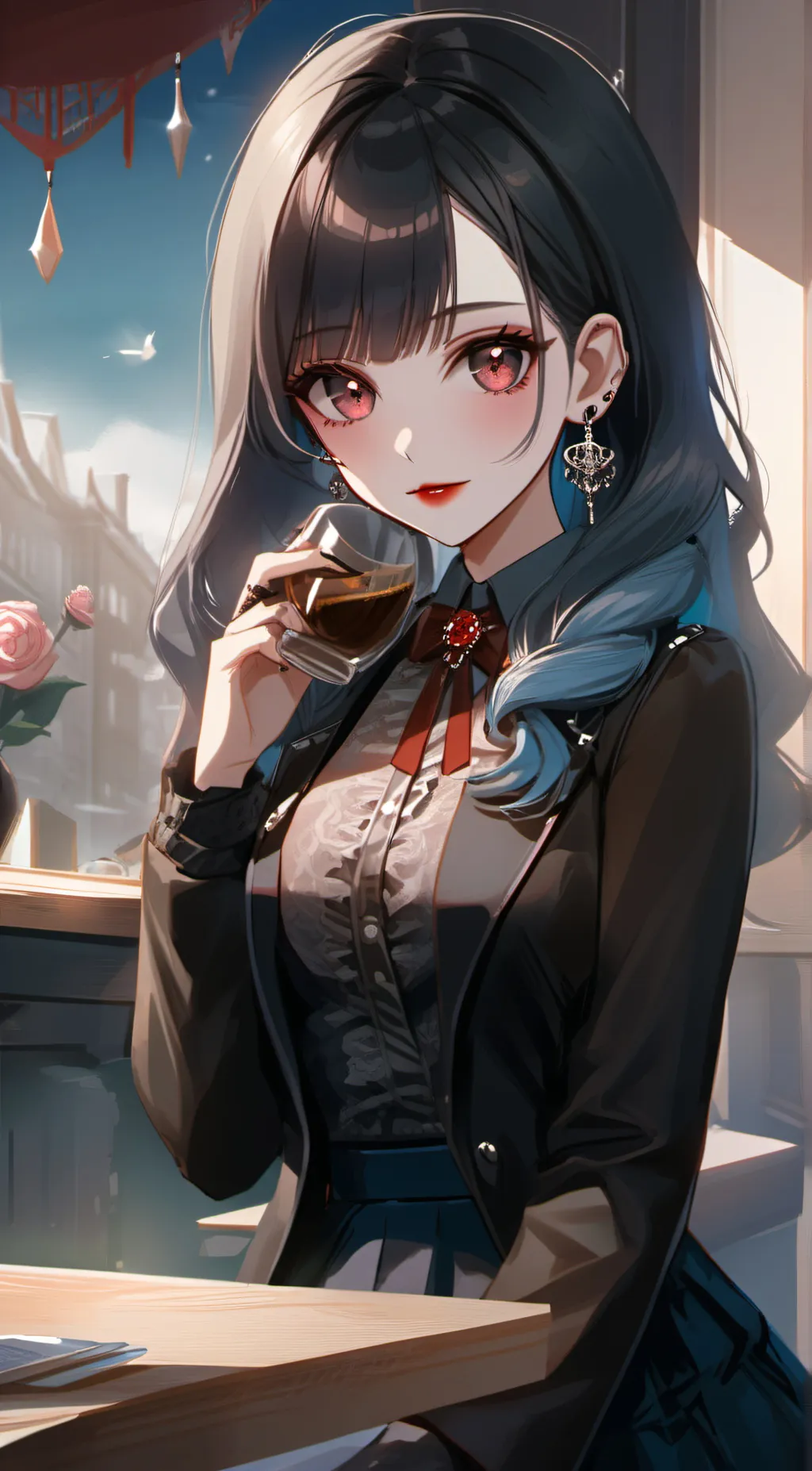 ai character: Lily background