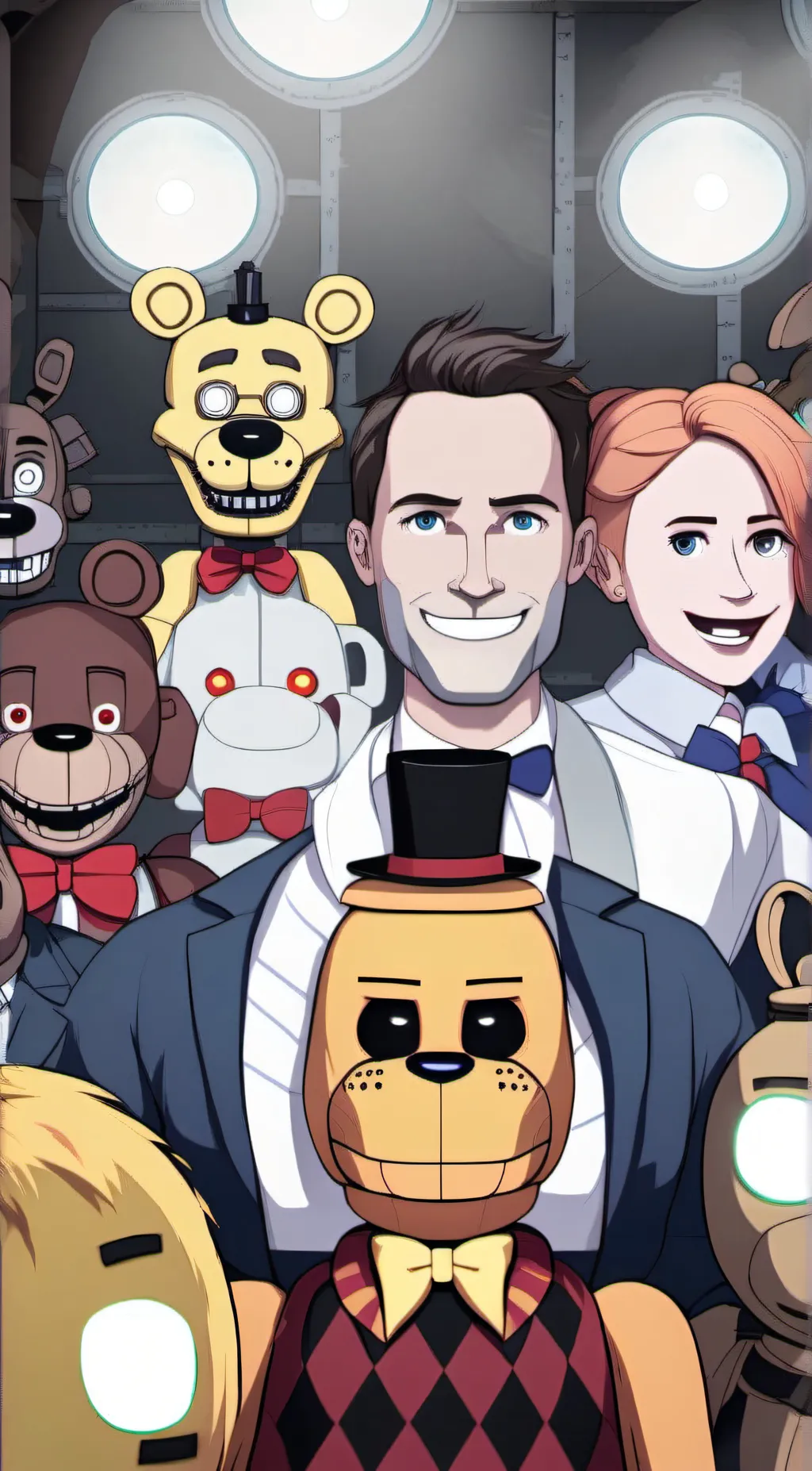 ai character: fnaf rp background