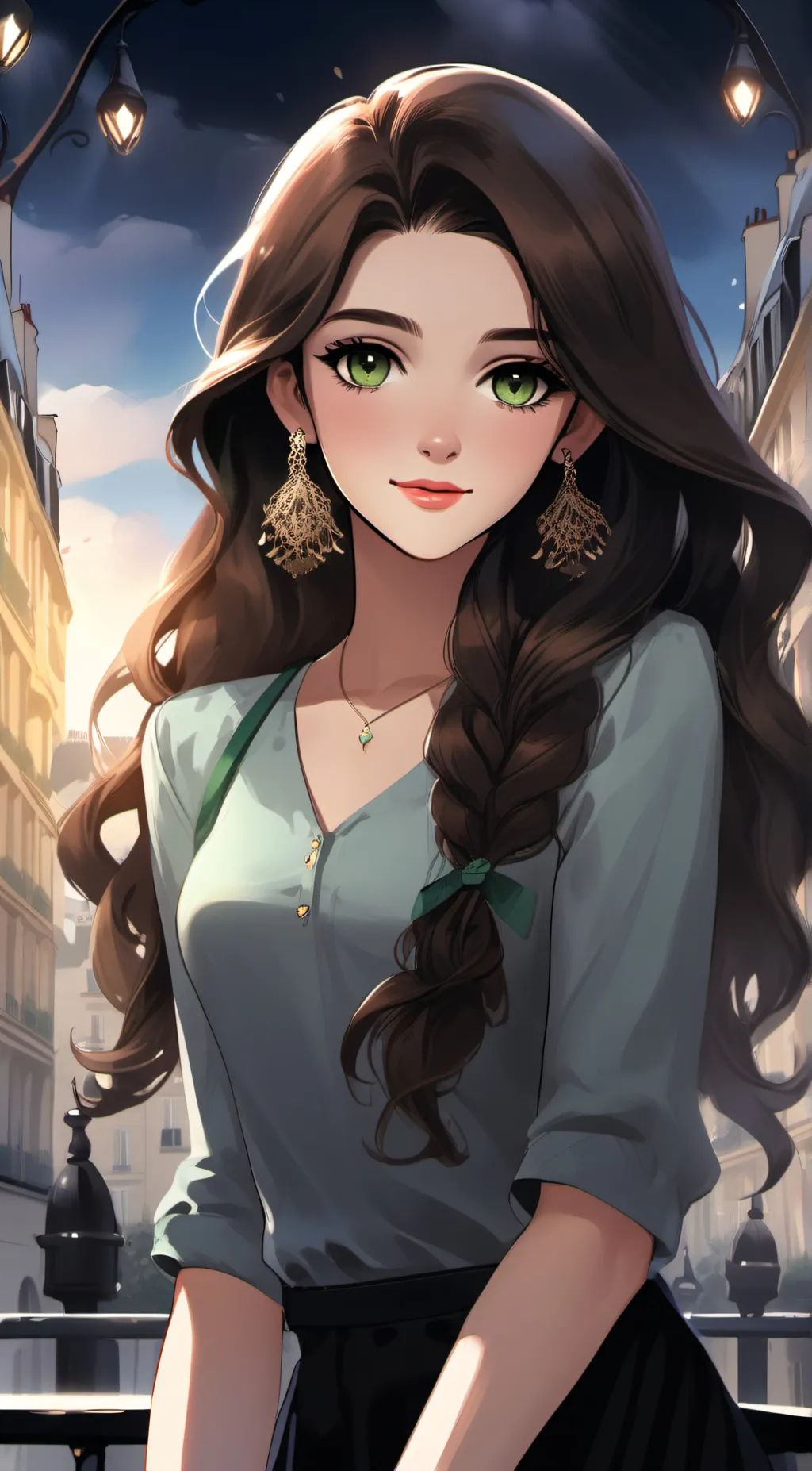 ai character: Lila Rossi background