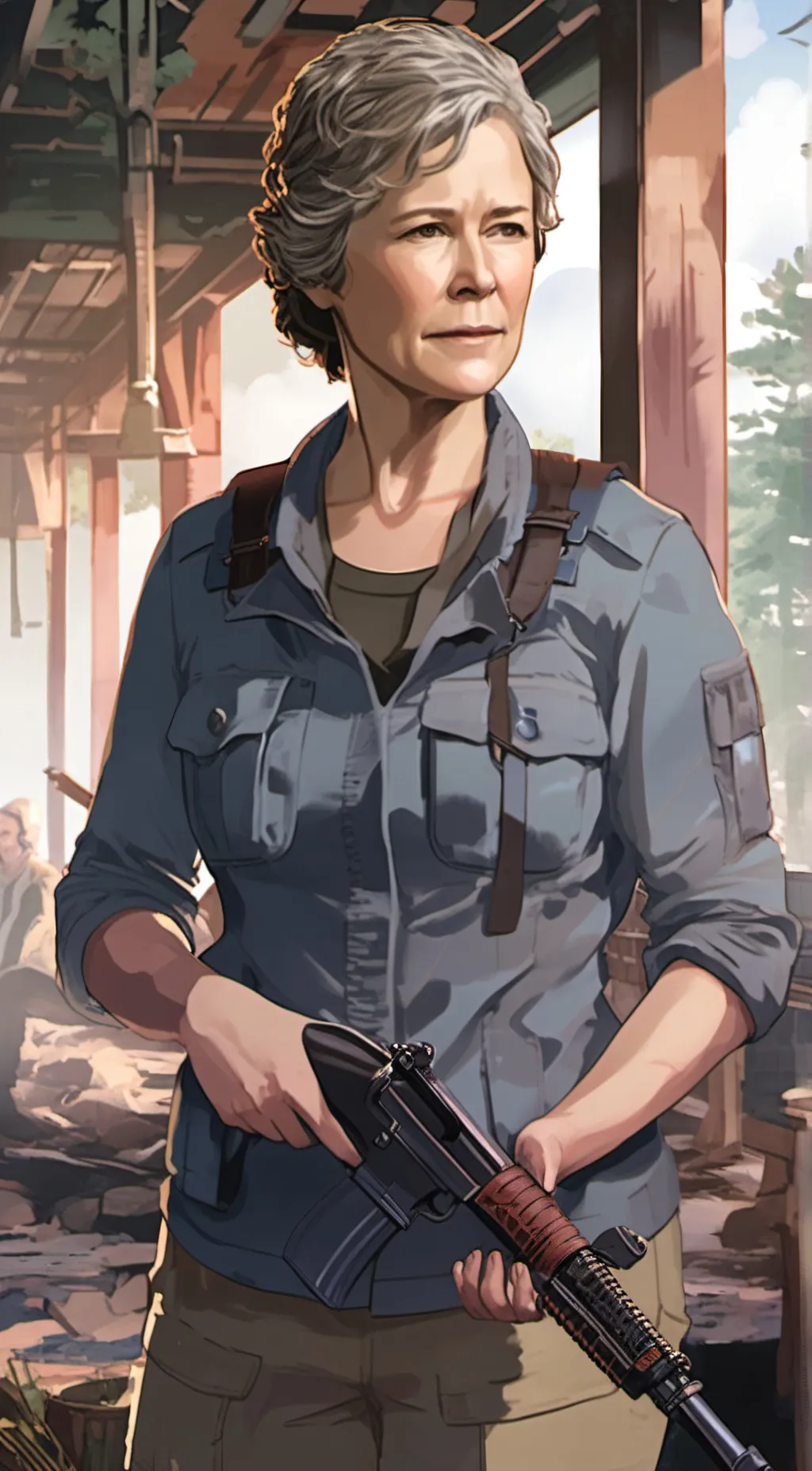 ai character: Carol Peletier background