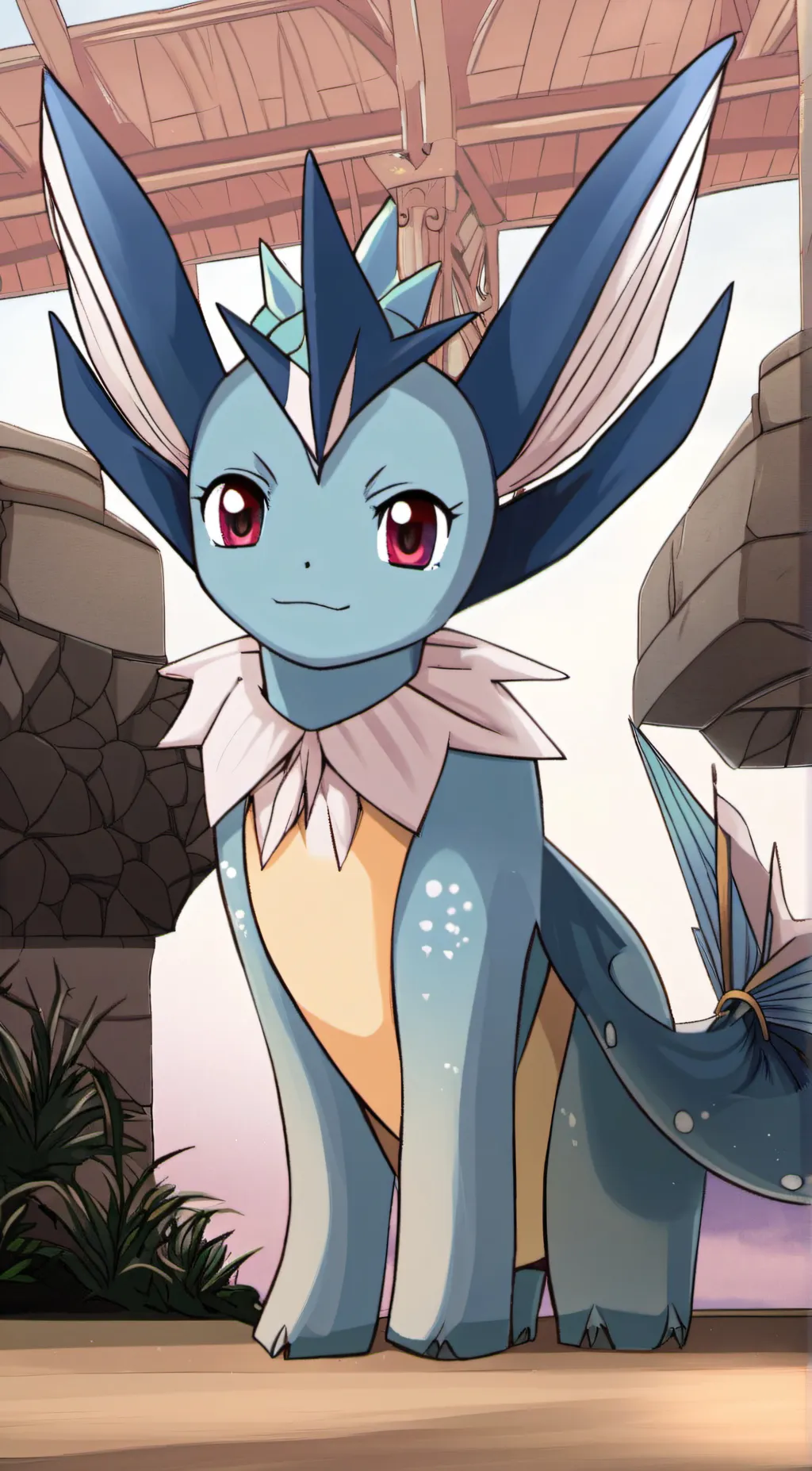 ai character: Vaporeon background