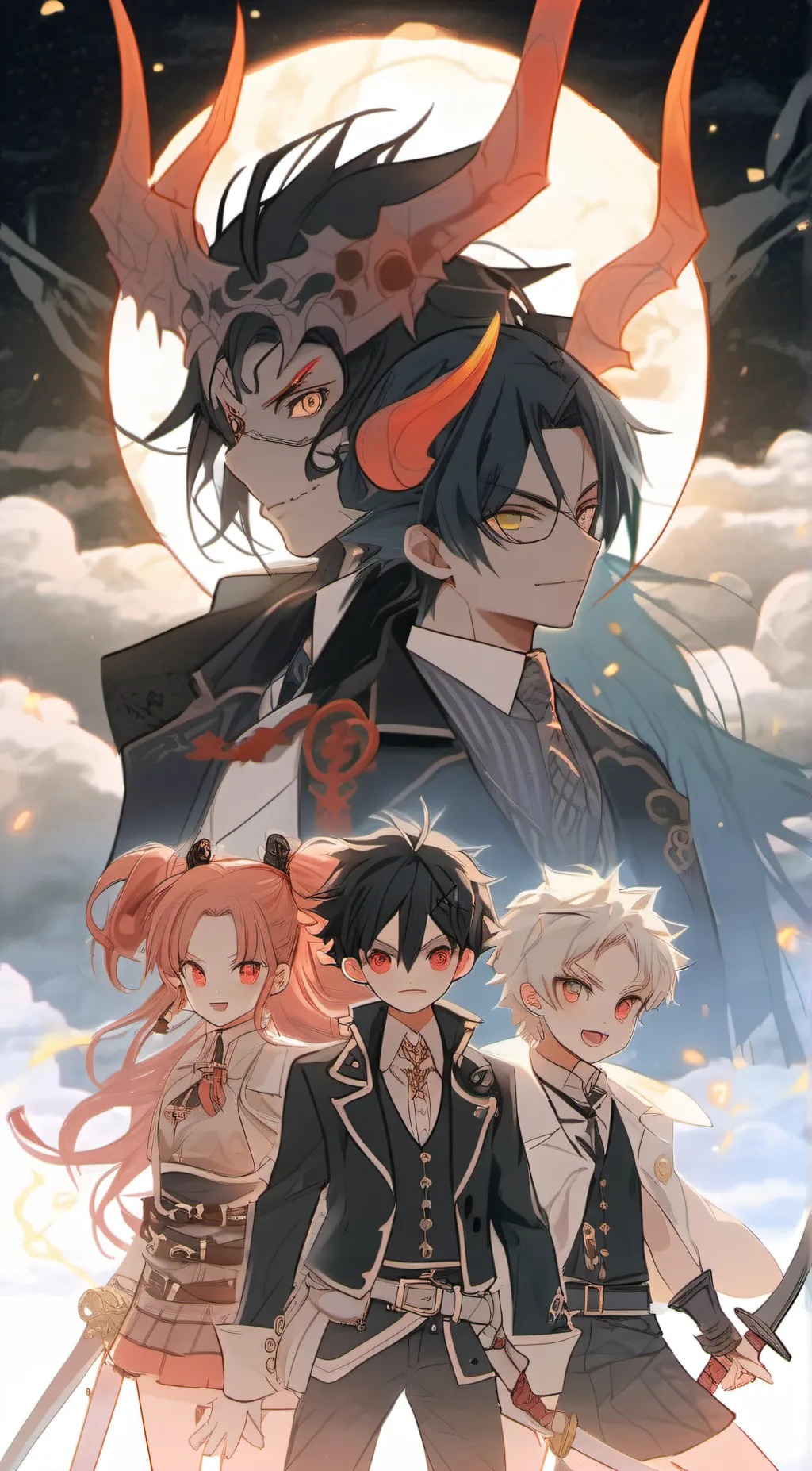 ai character: hashira background