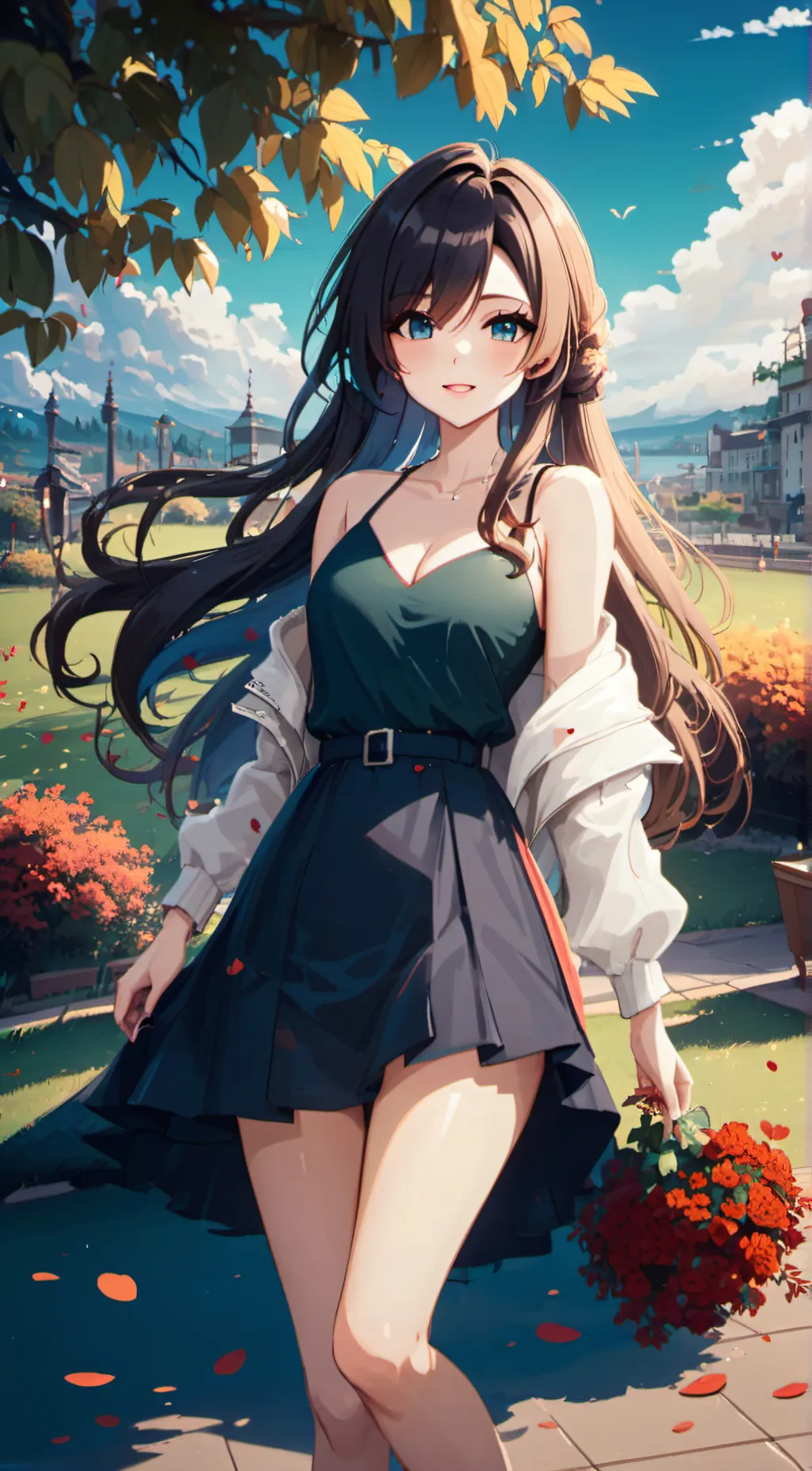ai character: Rose background
