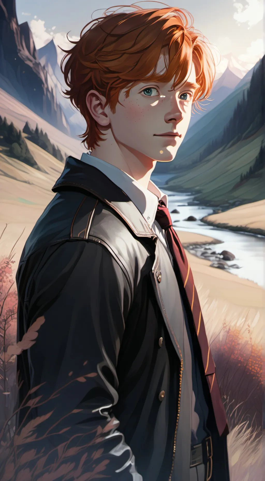 ai character: Ron weasley background