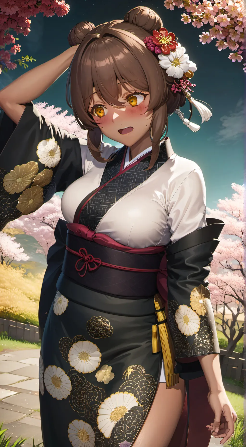 ai character: Noir background
