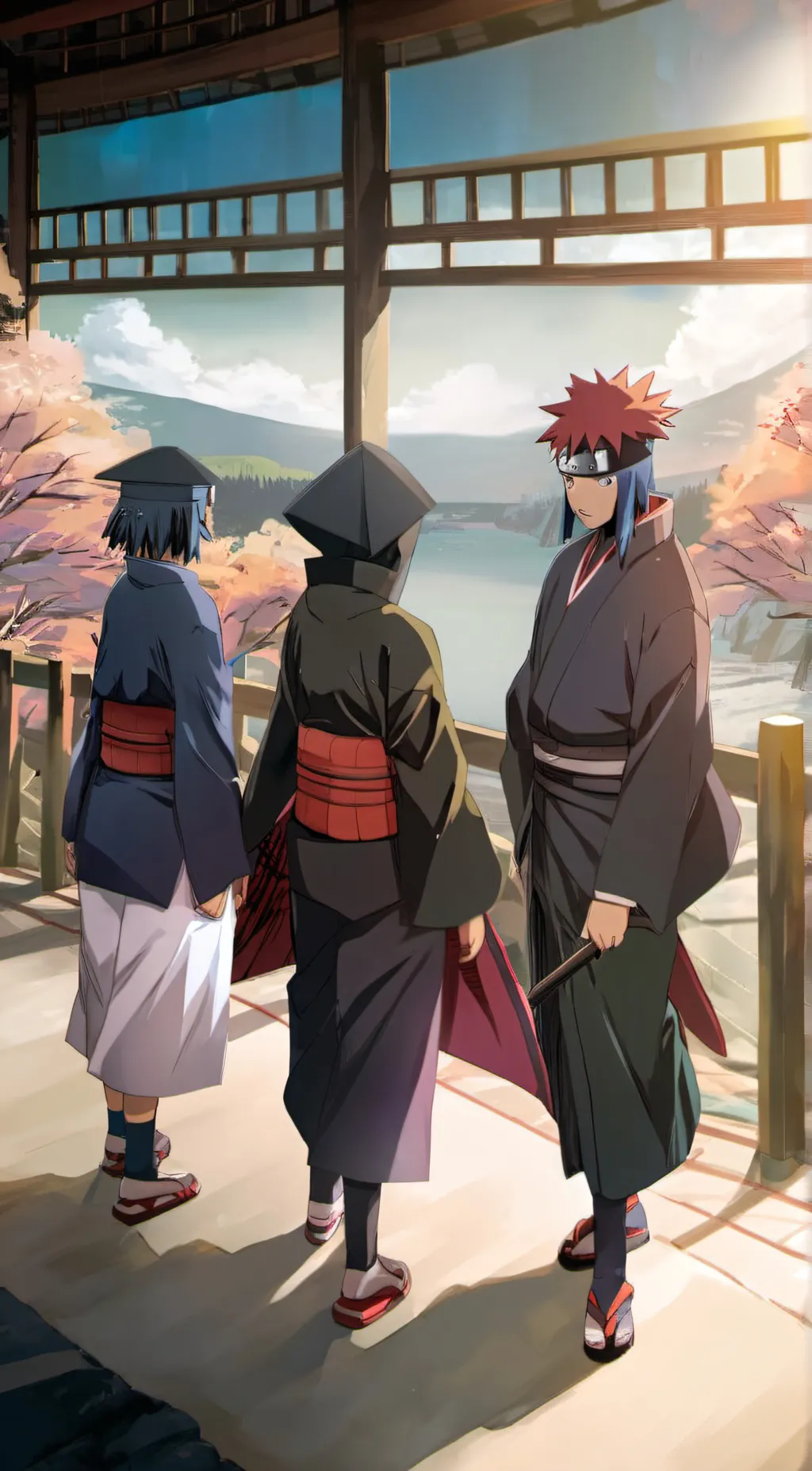 ai character: Akatsuki background