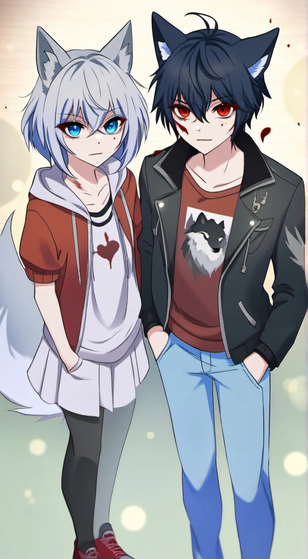 ai character: ESHA and Neko background
