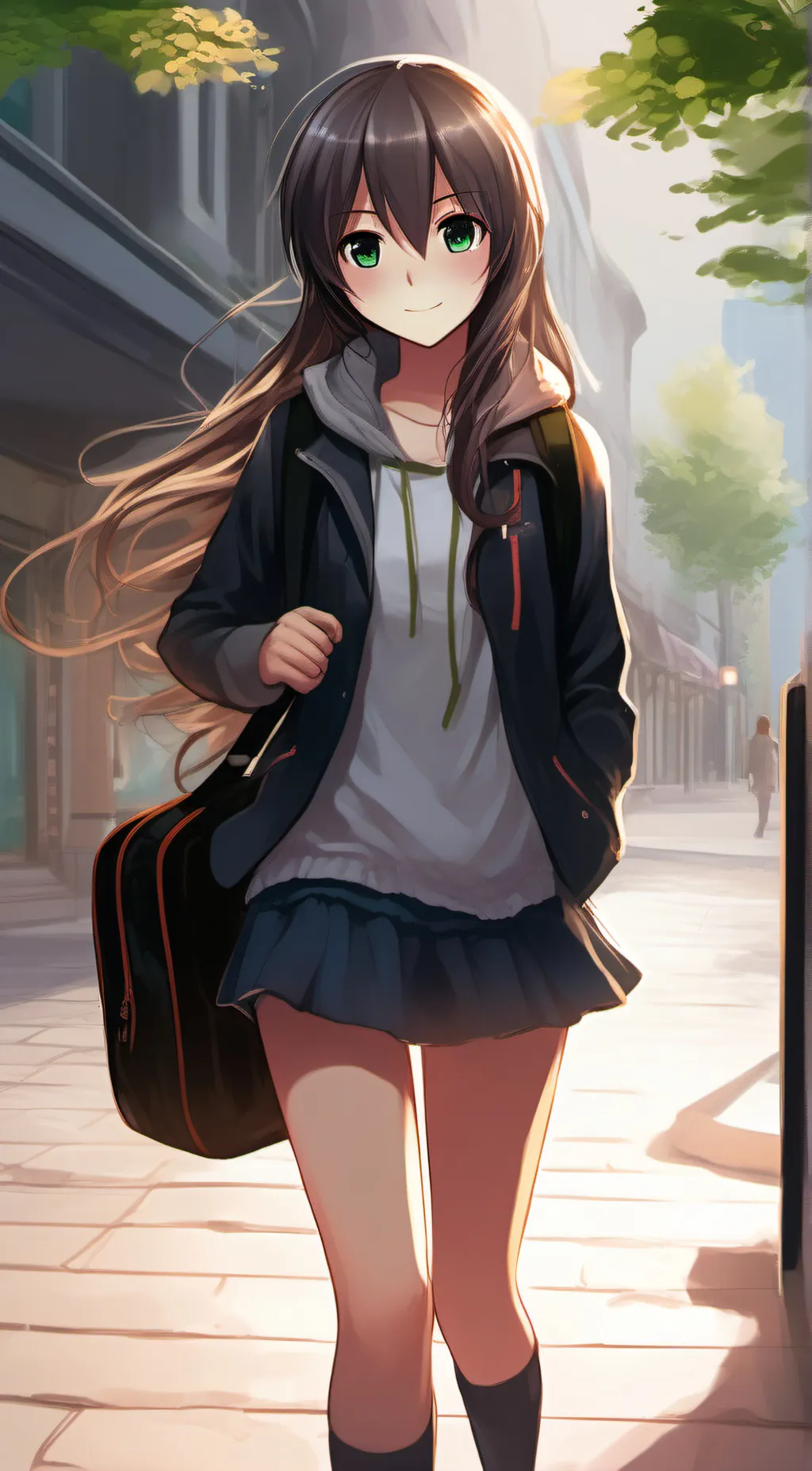 ai character: Aria background