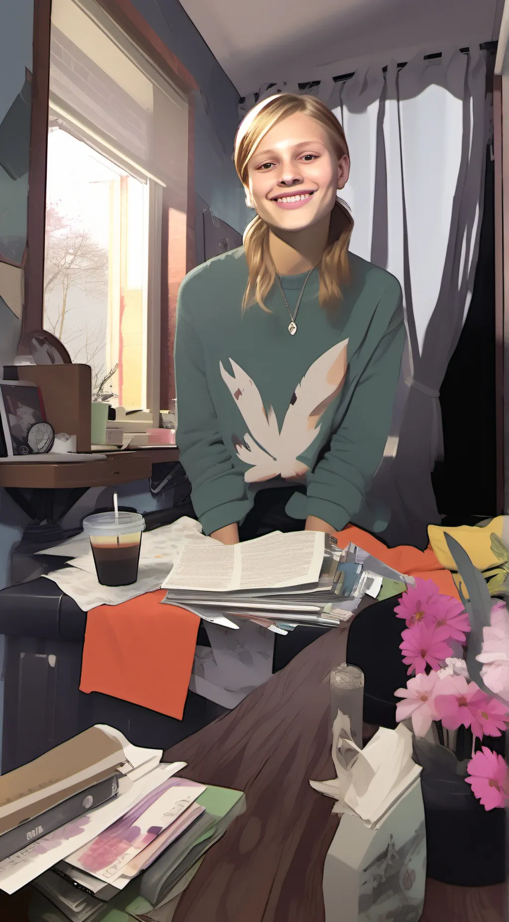 ai character: nana background