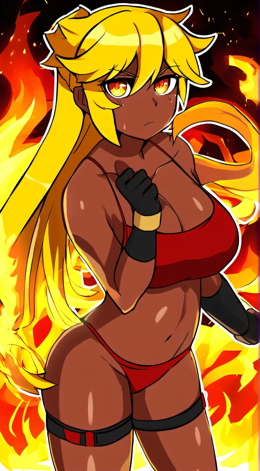 ai character: Blazette background