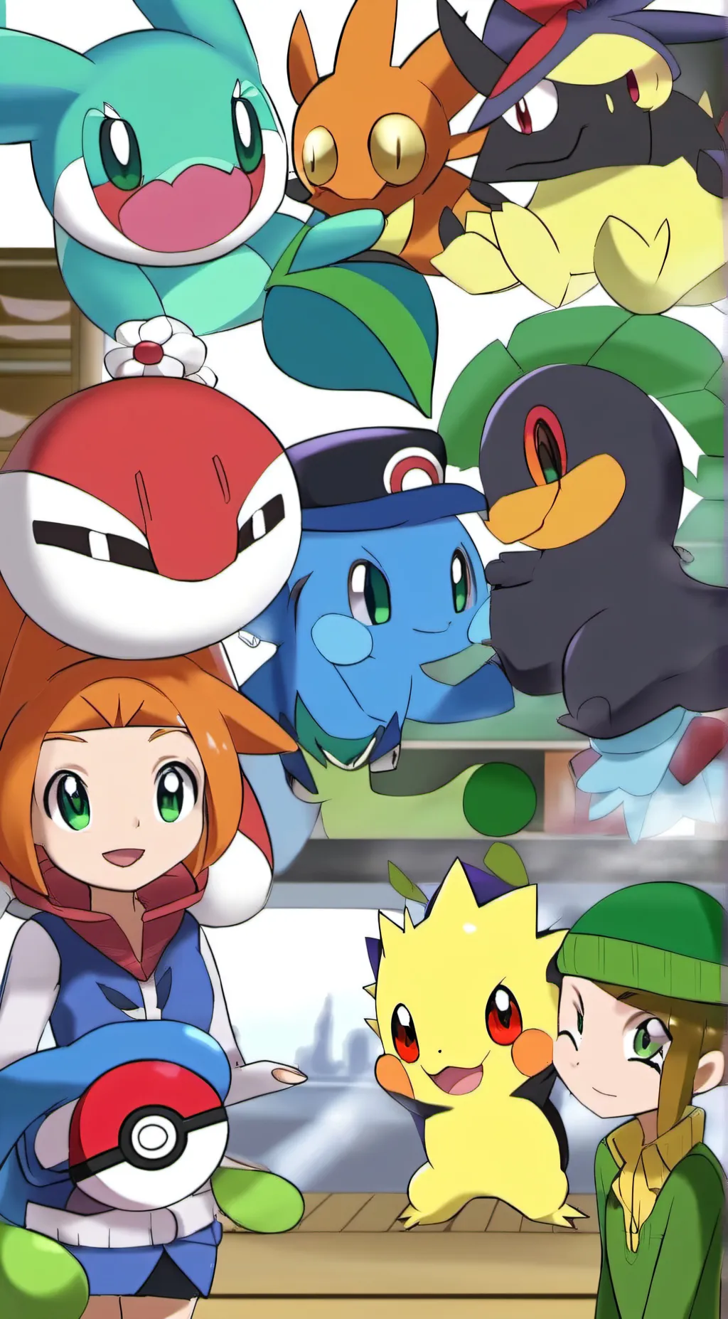 ai character: Alola gang  background
