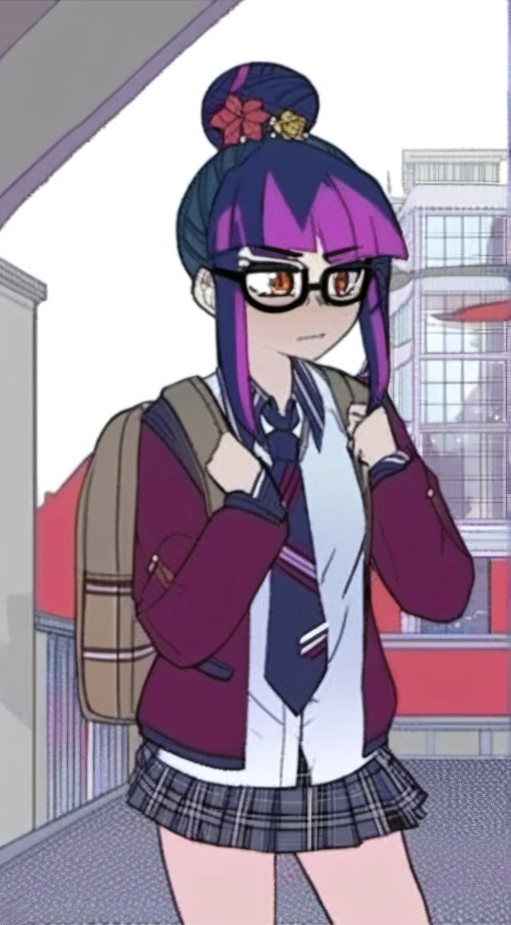 ai character: twilight sparkle background
