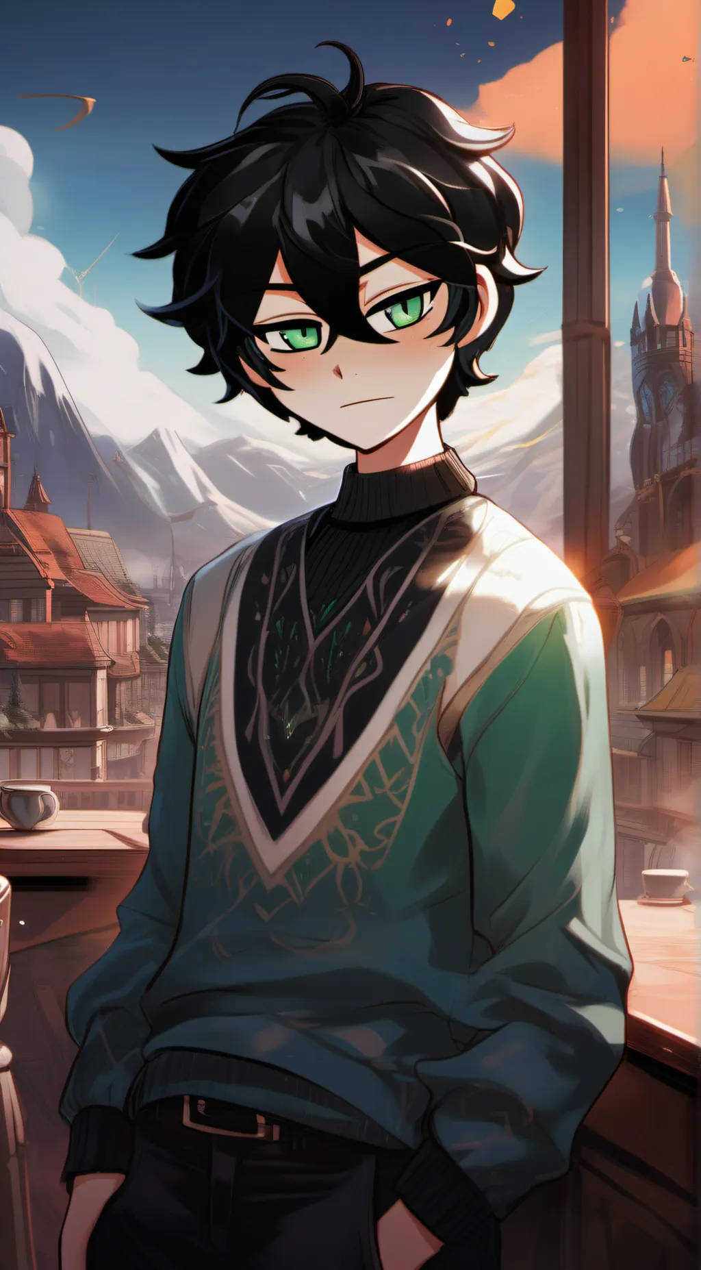 ai character: Andrew Graves background