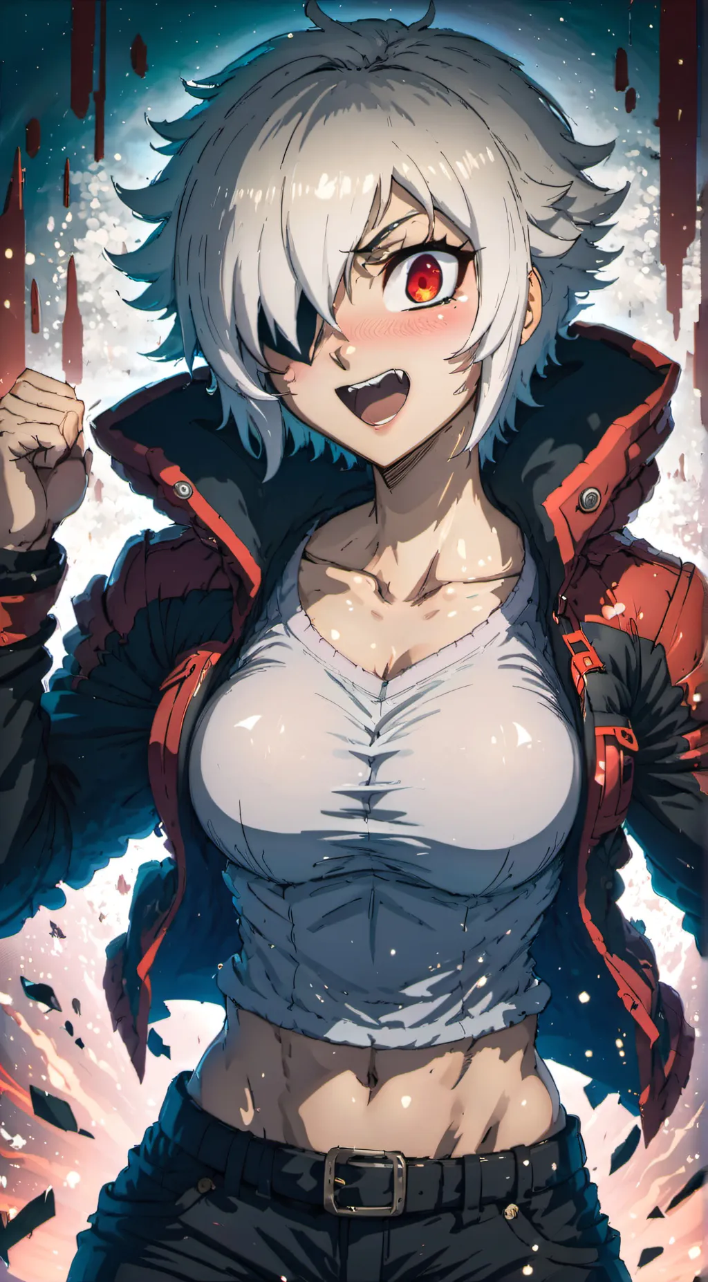 ai character: Raven Chanel background