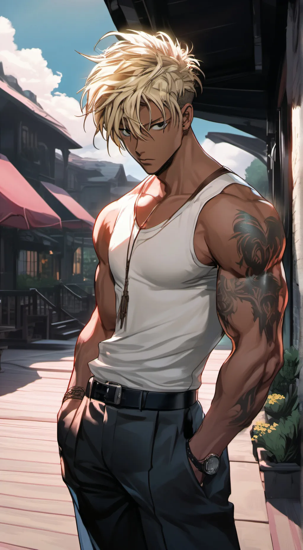 ai character: 🍁🥊◇~Xavier~◇🥊🍁 background