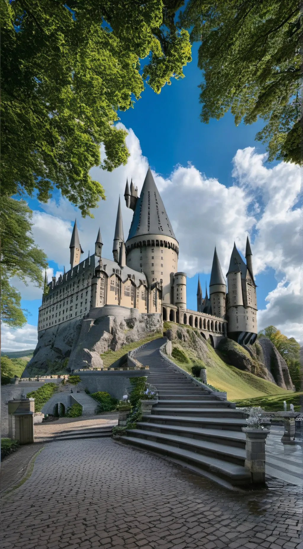 ai character: Hogwarts background
