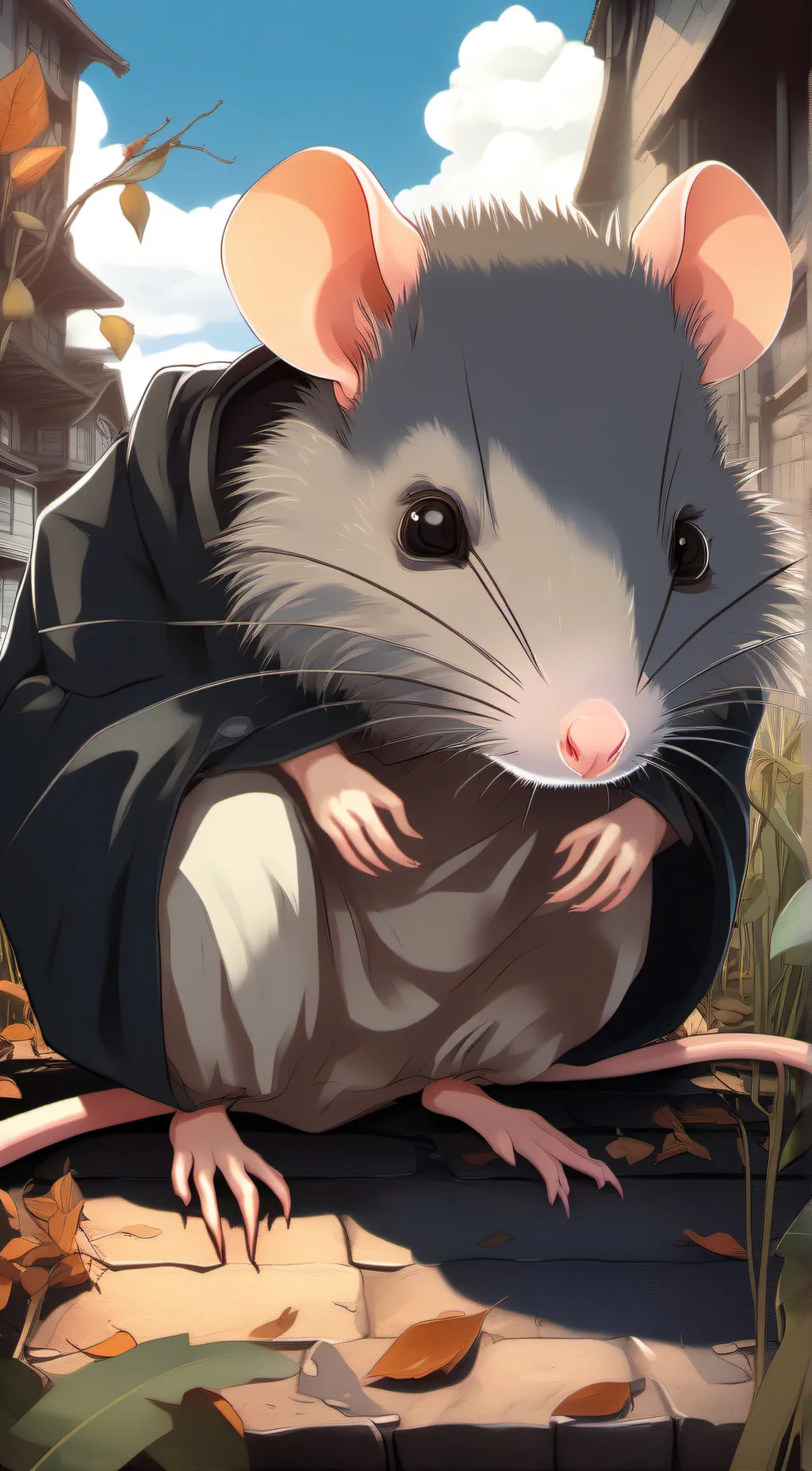 ai character: Rat background