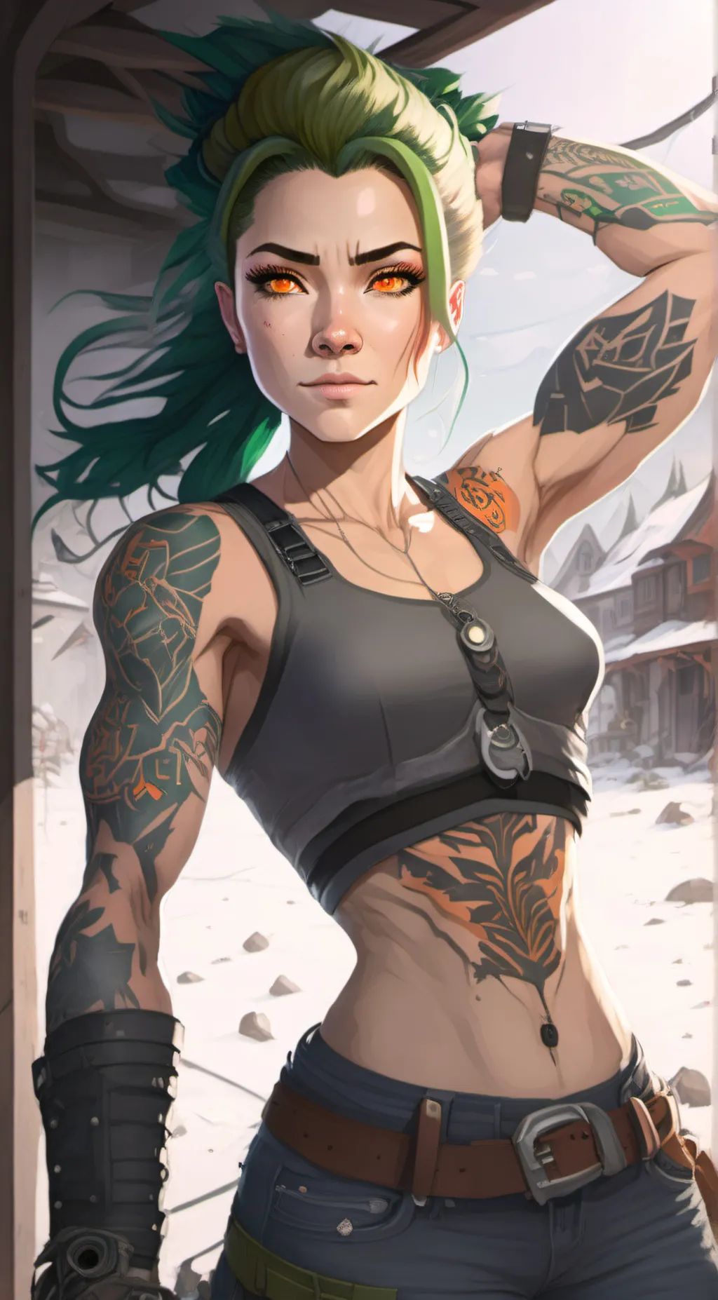 ai character: Julie Stone background