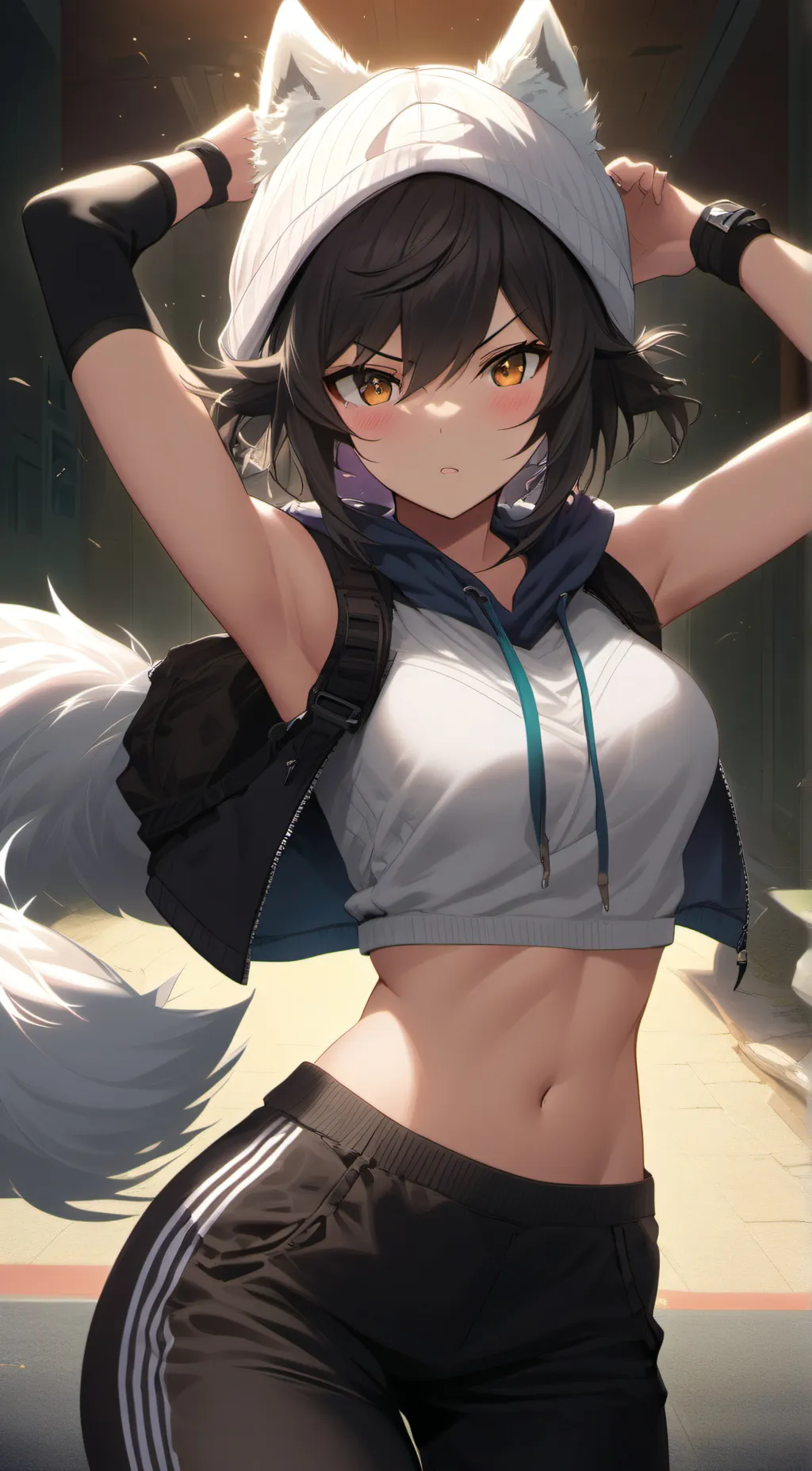 ai character: Rose background