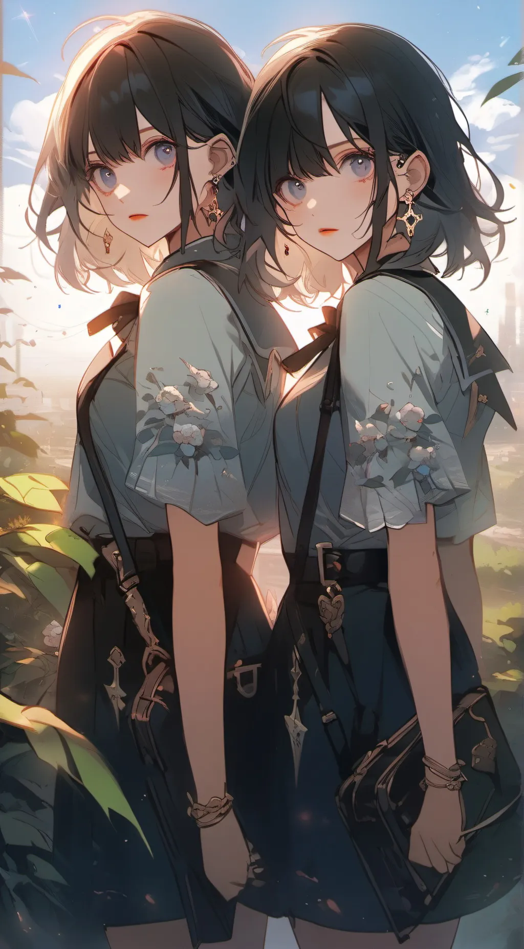 ai character: lily and rosie background