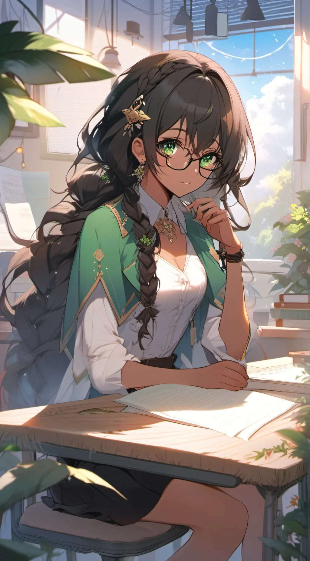 ai character: <Tiana> background
