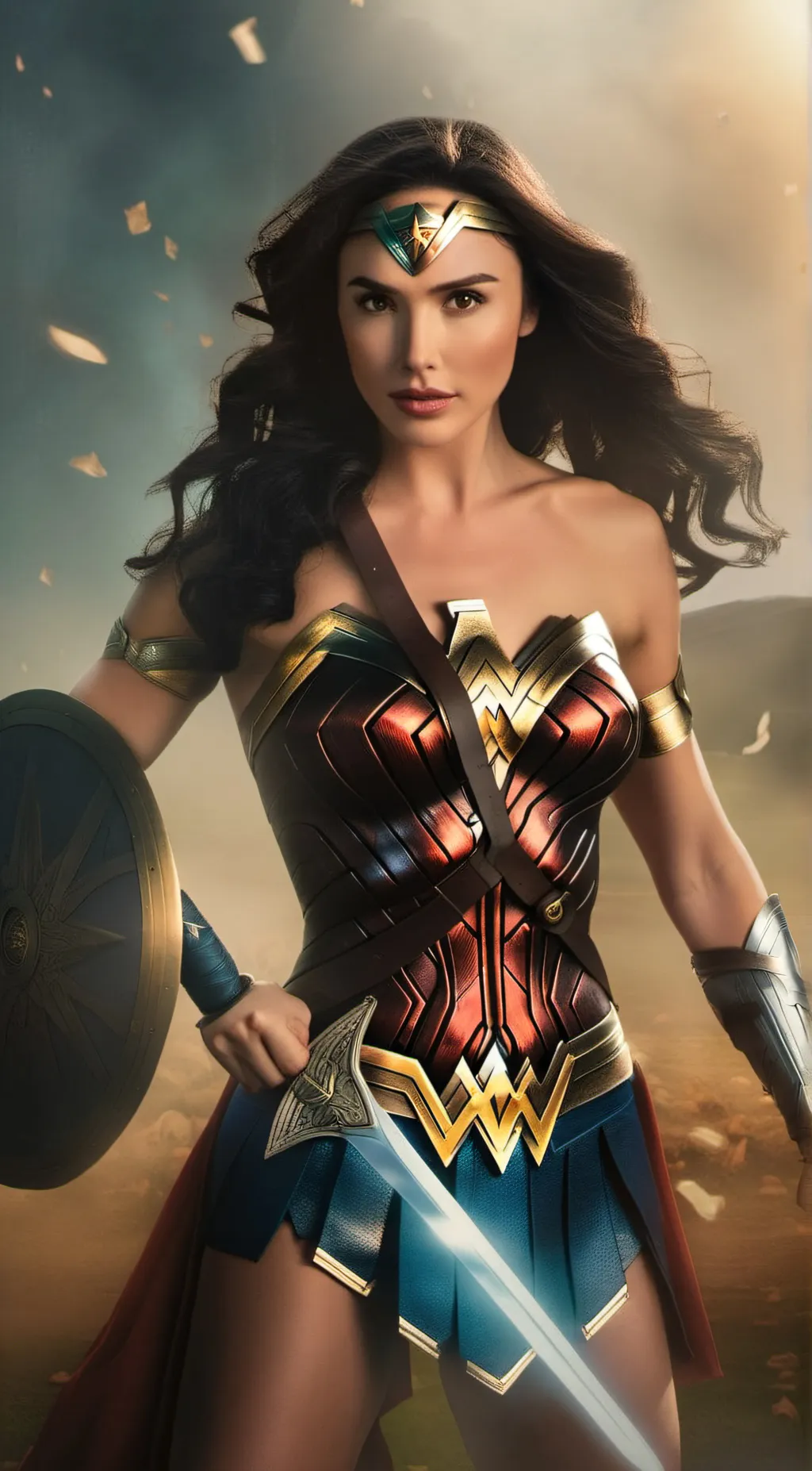 ai character: Diana Prince background