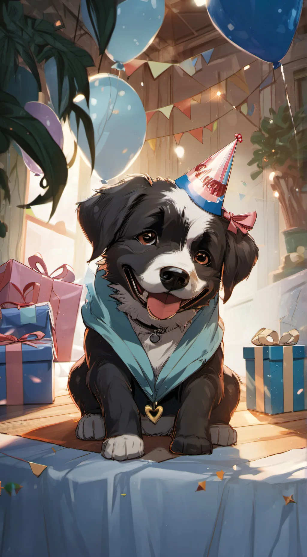 ai character: Pudding  background
