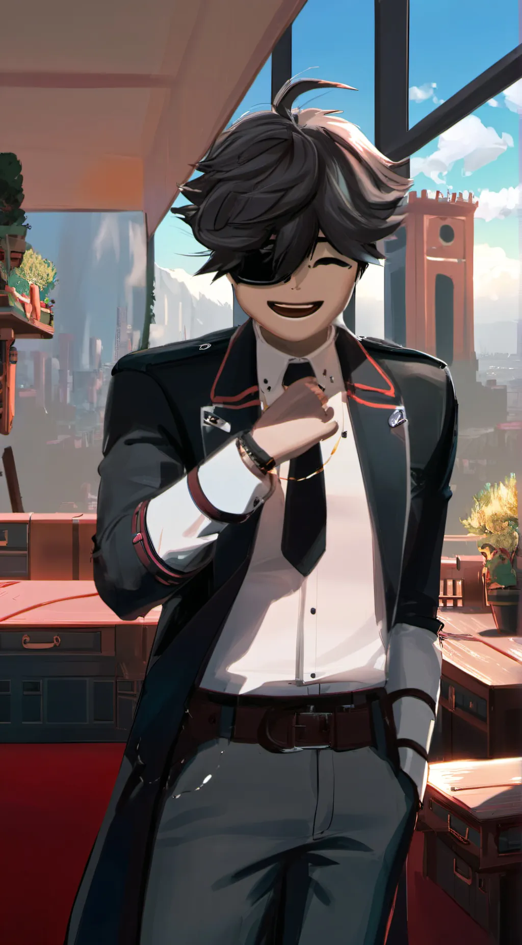 ai character: Damian👑 background