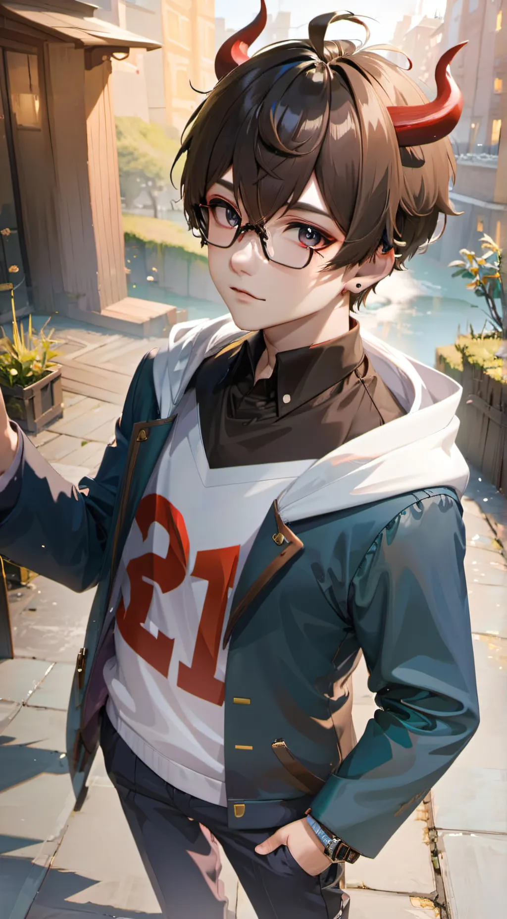 ai character: Aries background
