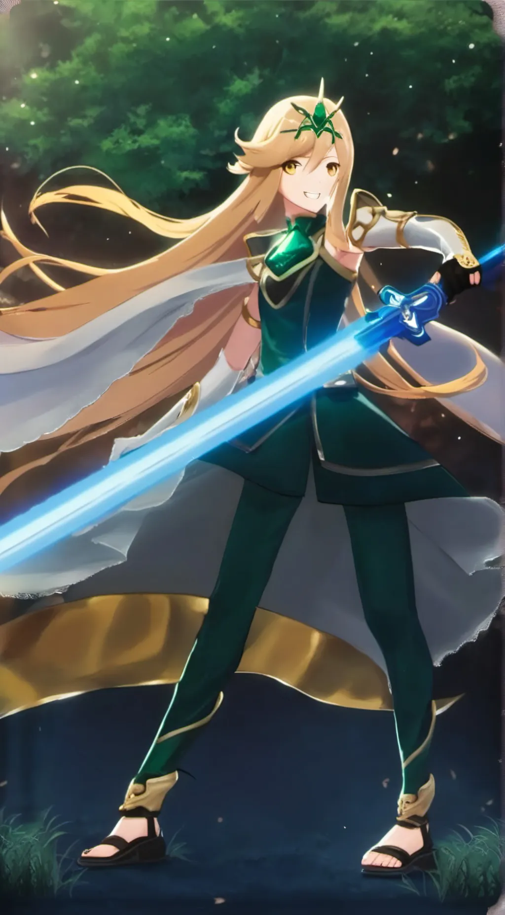 ai character: Mythra  background