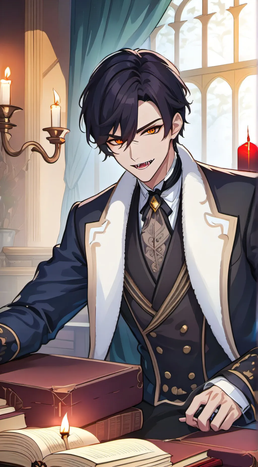 ai character: saki background